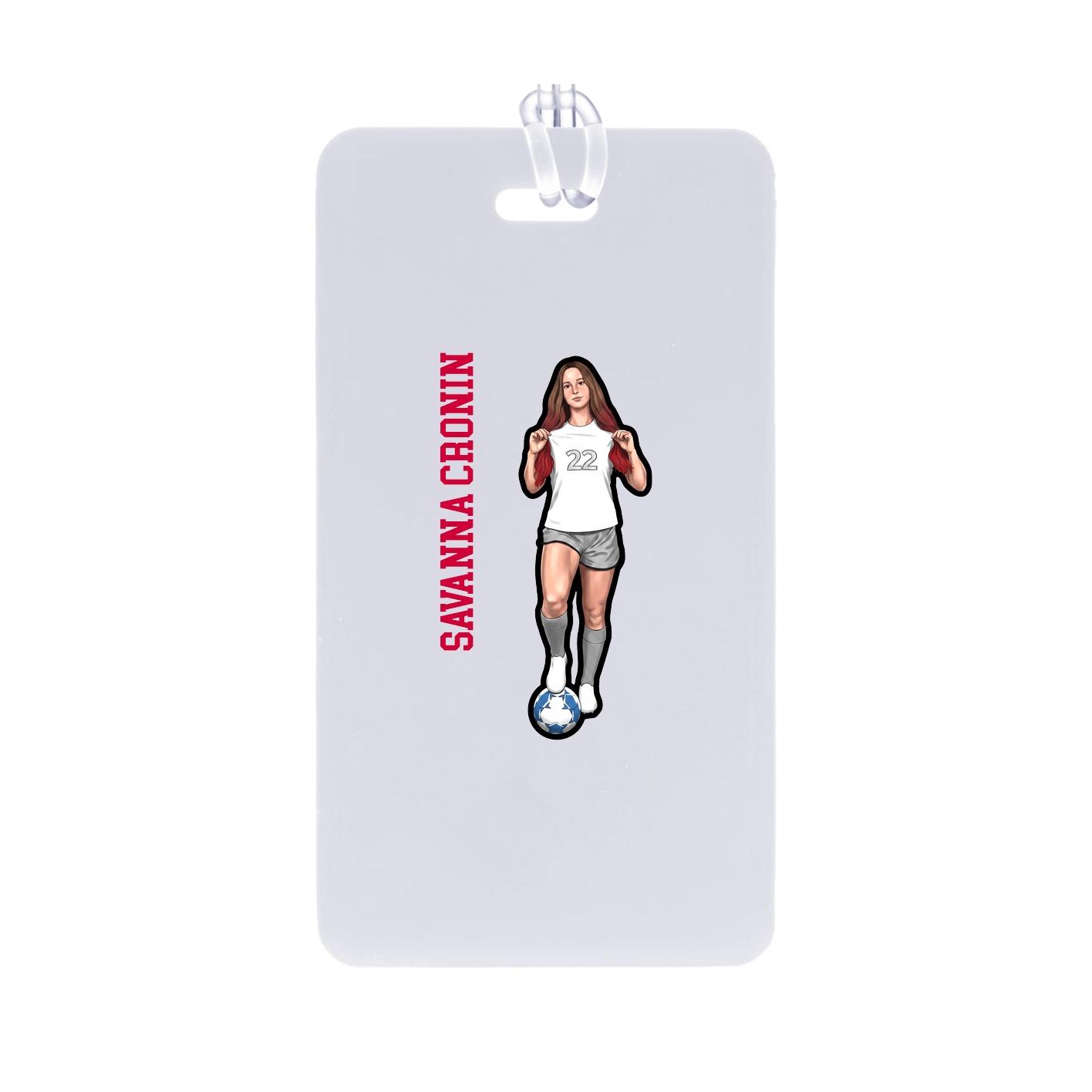 Bag Tag — Name Vertical in Classic