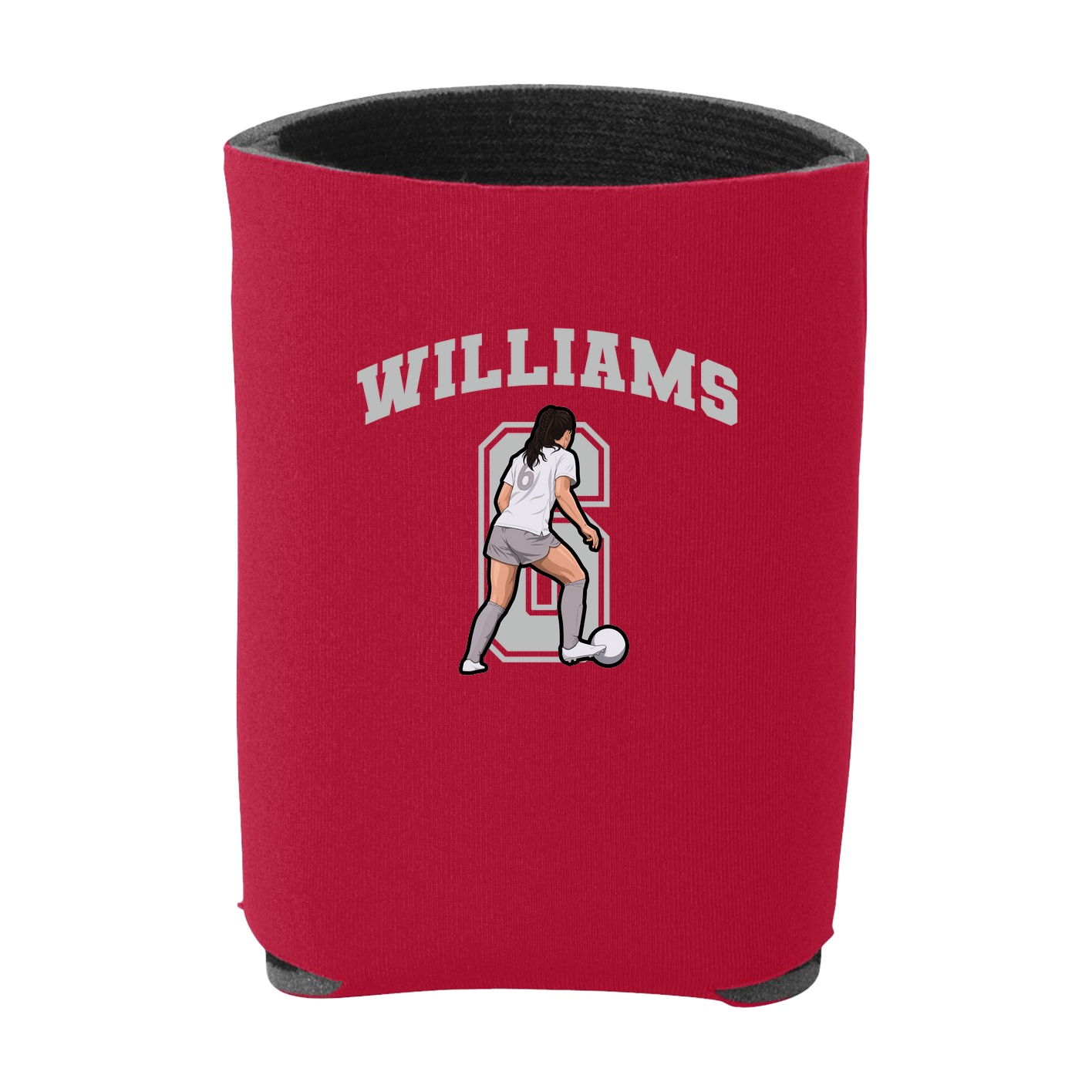 Can Holder — Number in Red