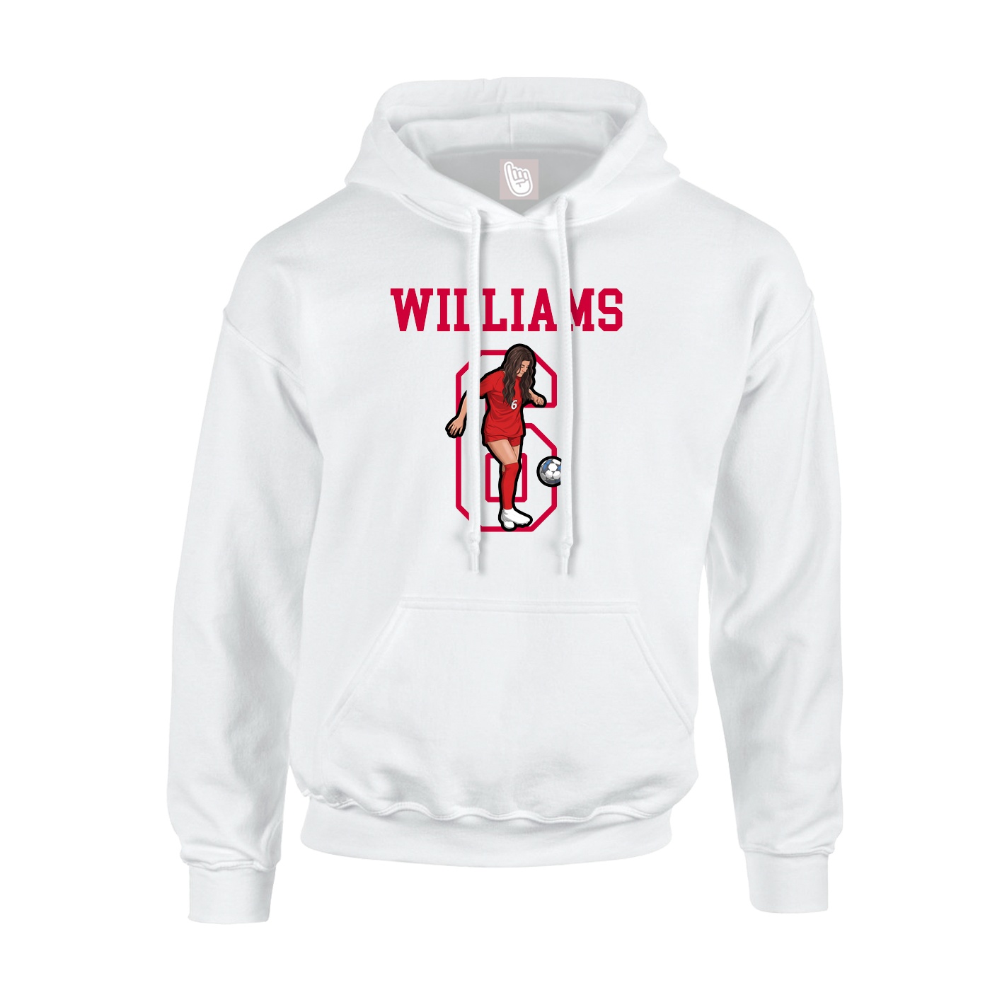 Youth Hoodie — Shirsey in White