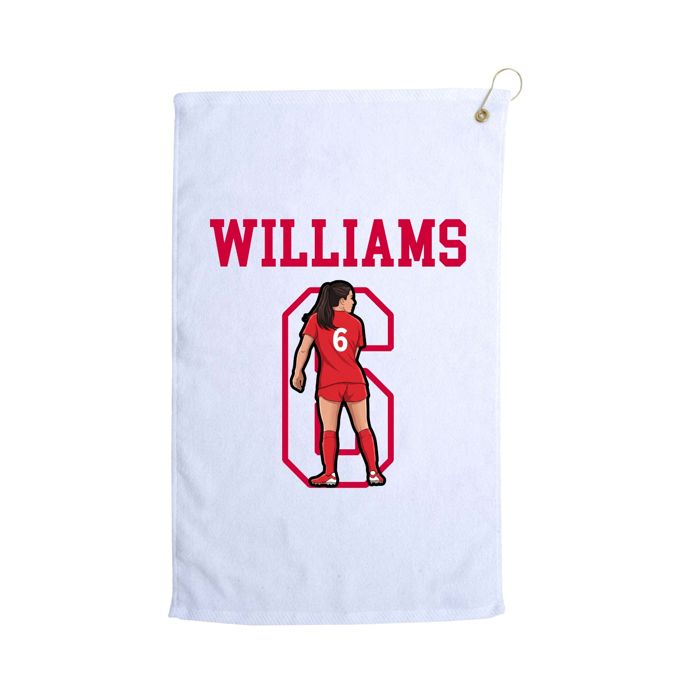 Golf Towel — Shirsey in White