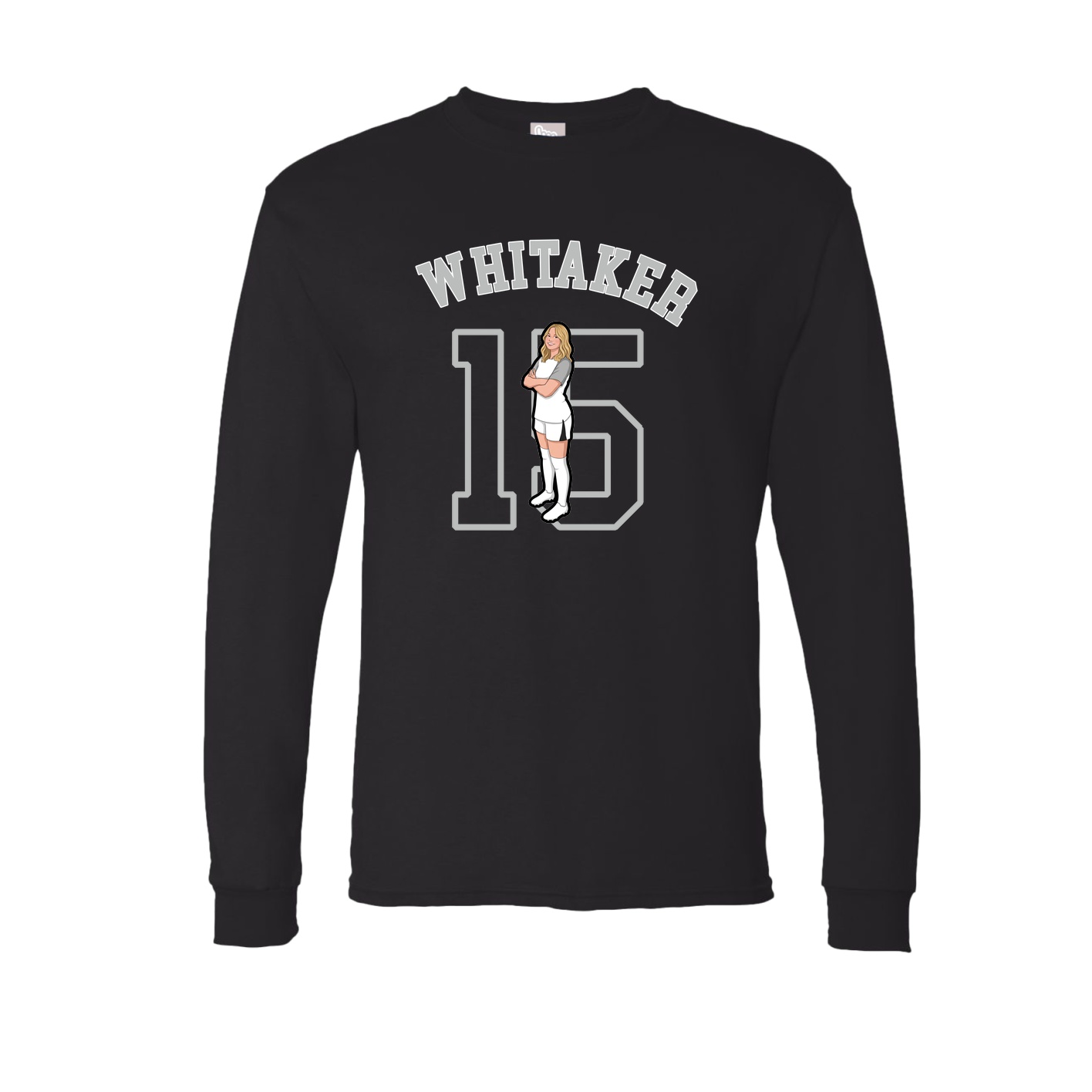 Long Sleeve Tee — Shirsey Arch in Black