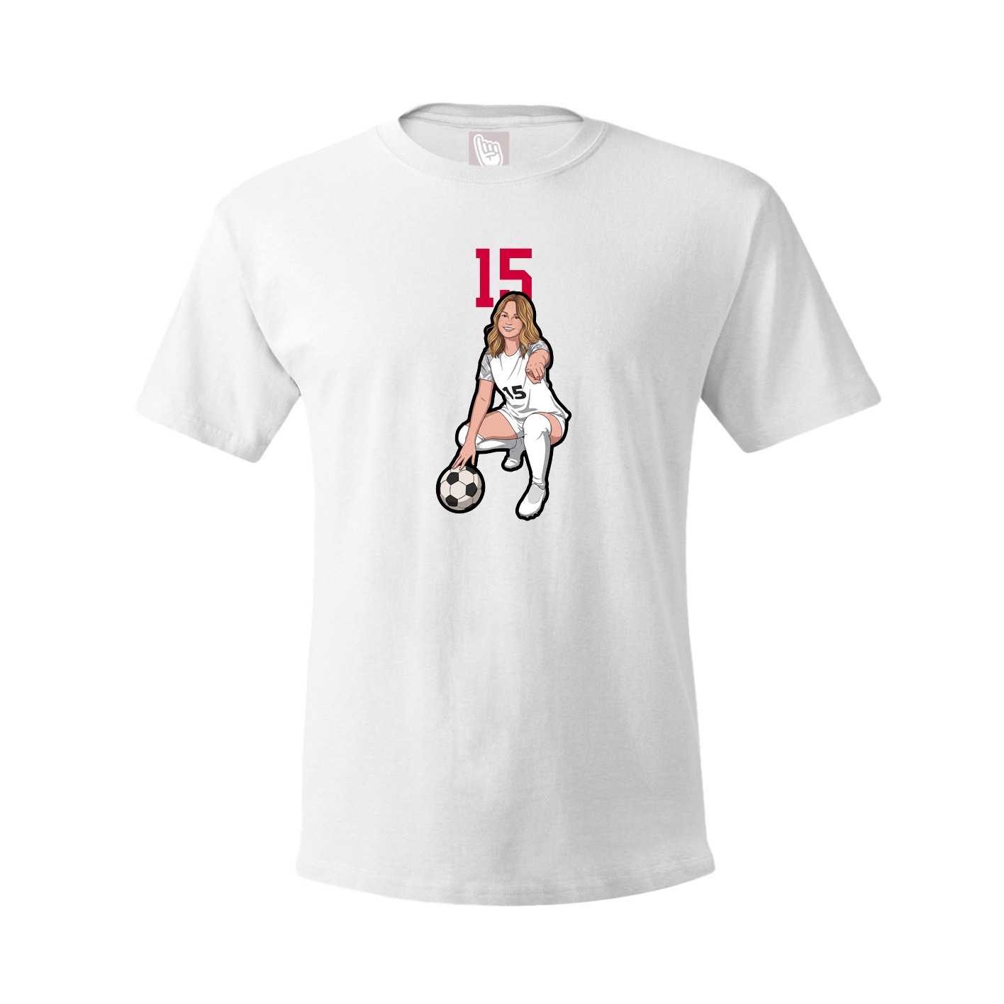 Tee — Number Top in White