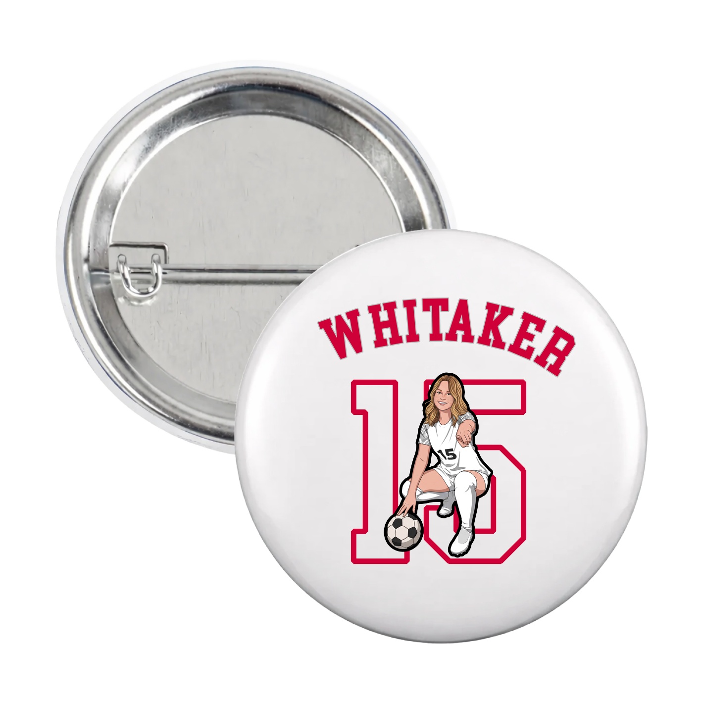 Game Day Button — Shirsey Arch in White