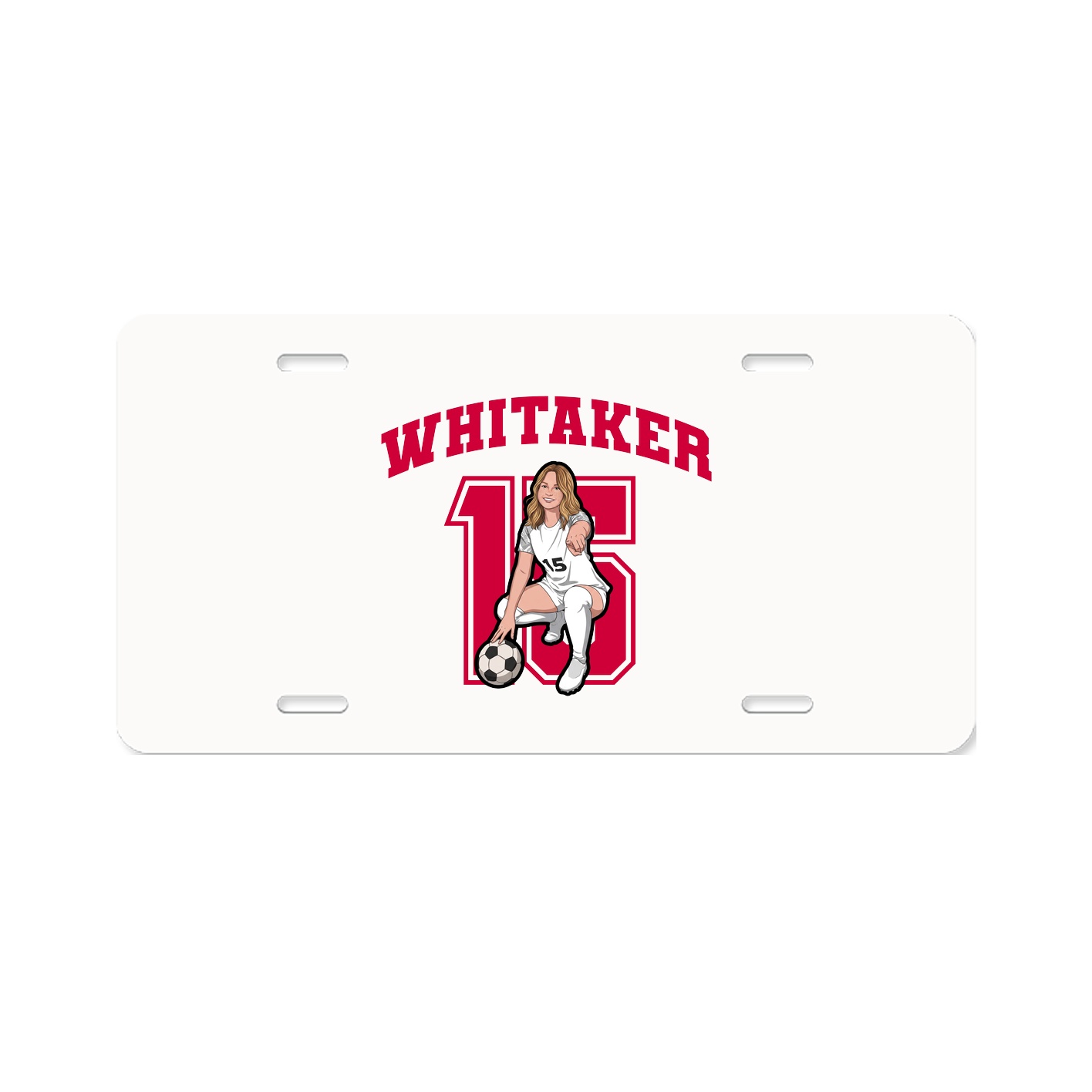 License Plate — Number in Classic