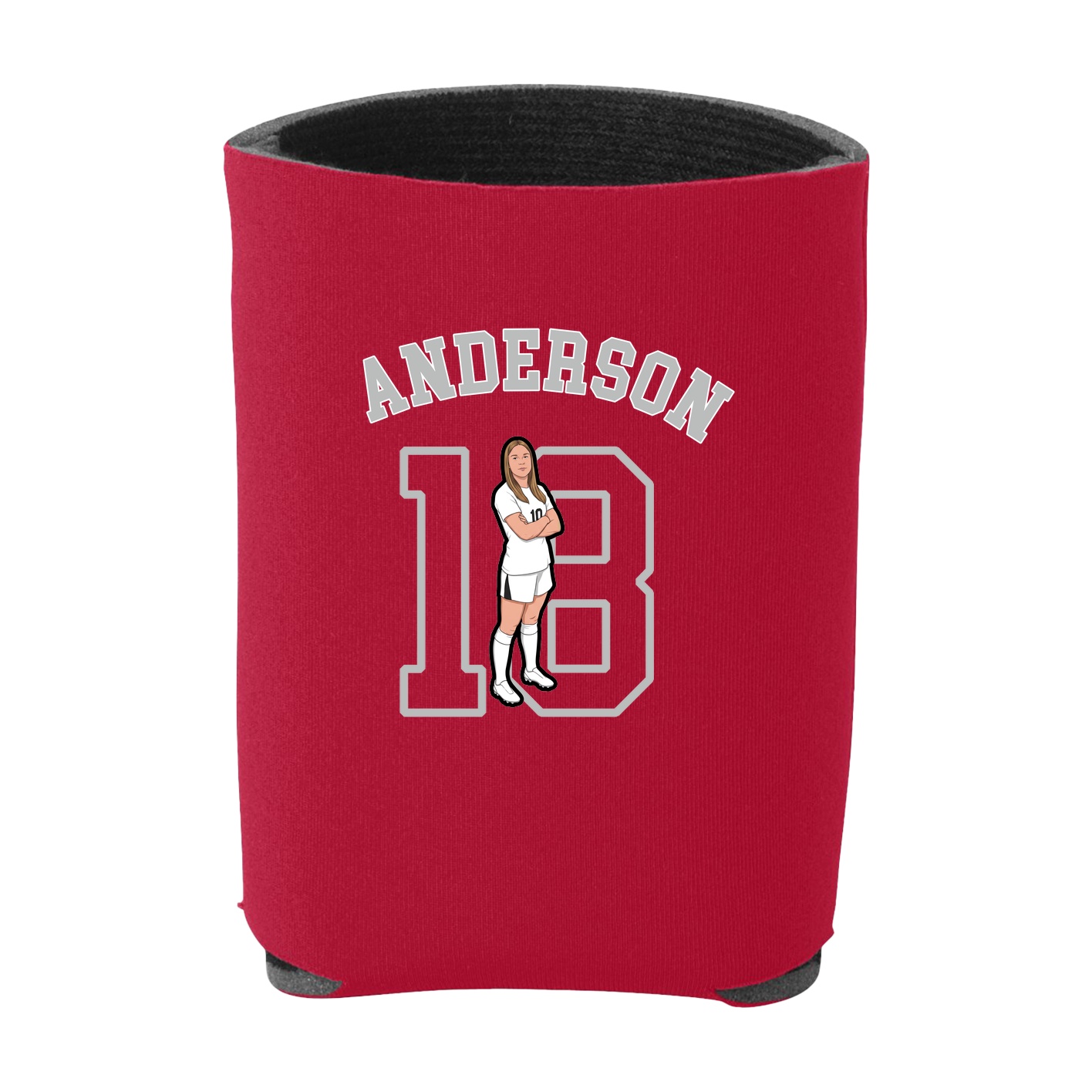 Can Holder — Shirsey Arch in Red