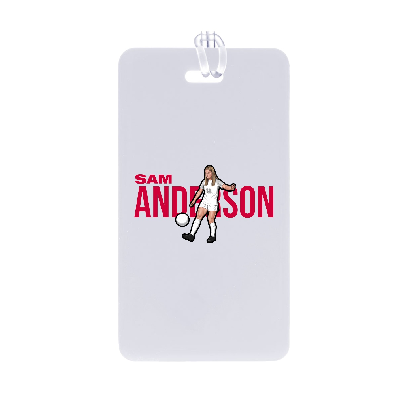 Bag Tag — Player Name in Classic