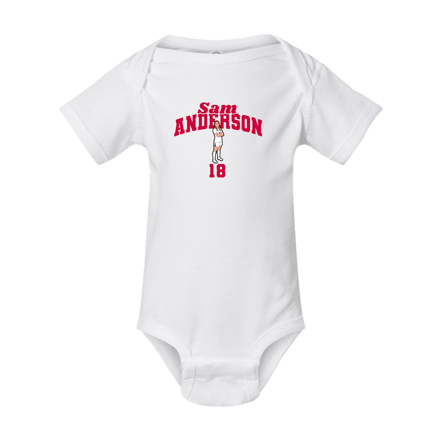 Baby Onesie — Signature Arch in White