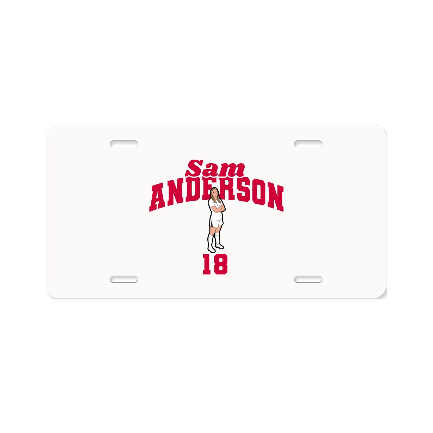 License Plate — Signature Arch in Classic