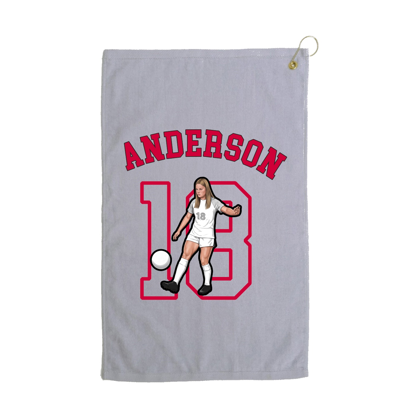 Golf Towel — Shirsey Arch in Grey