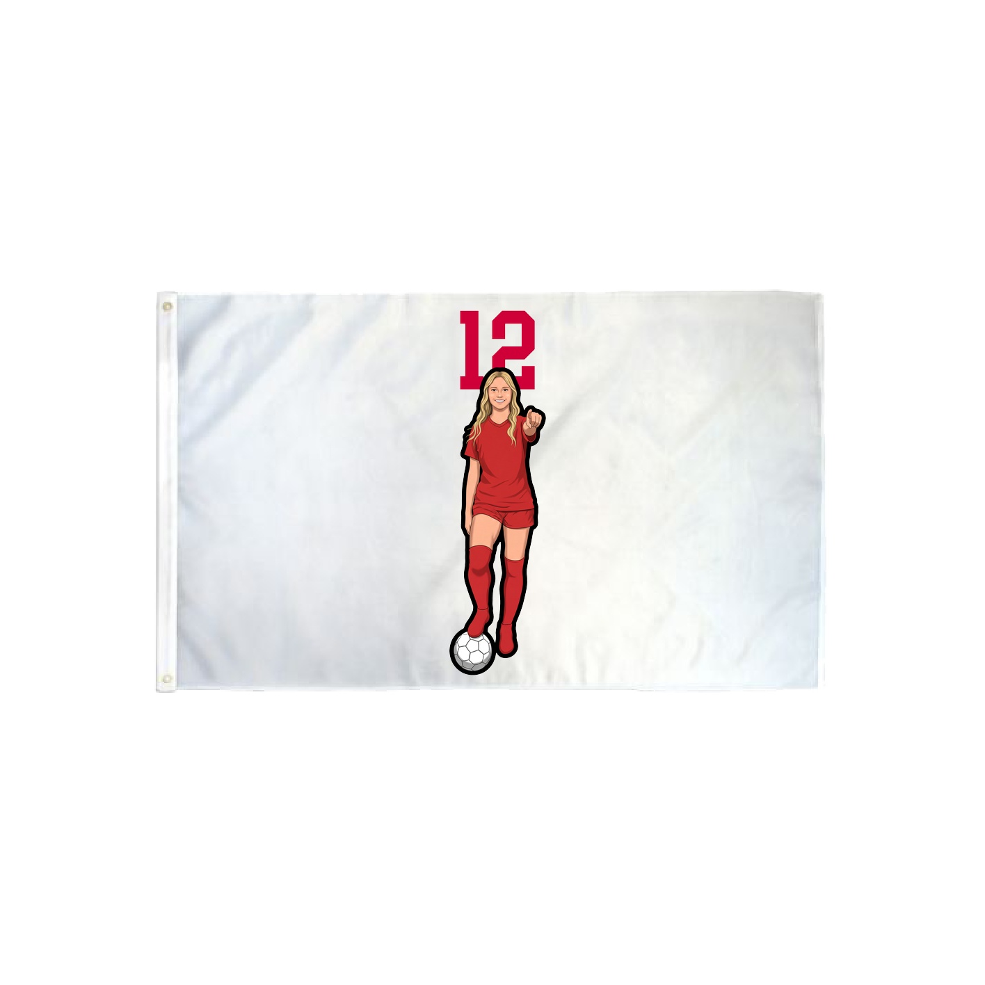 3x5 Flag — Number Top in Classic
