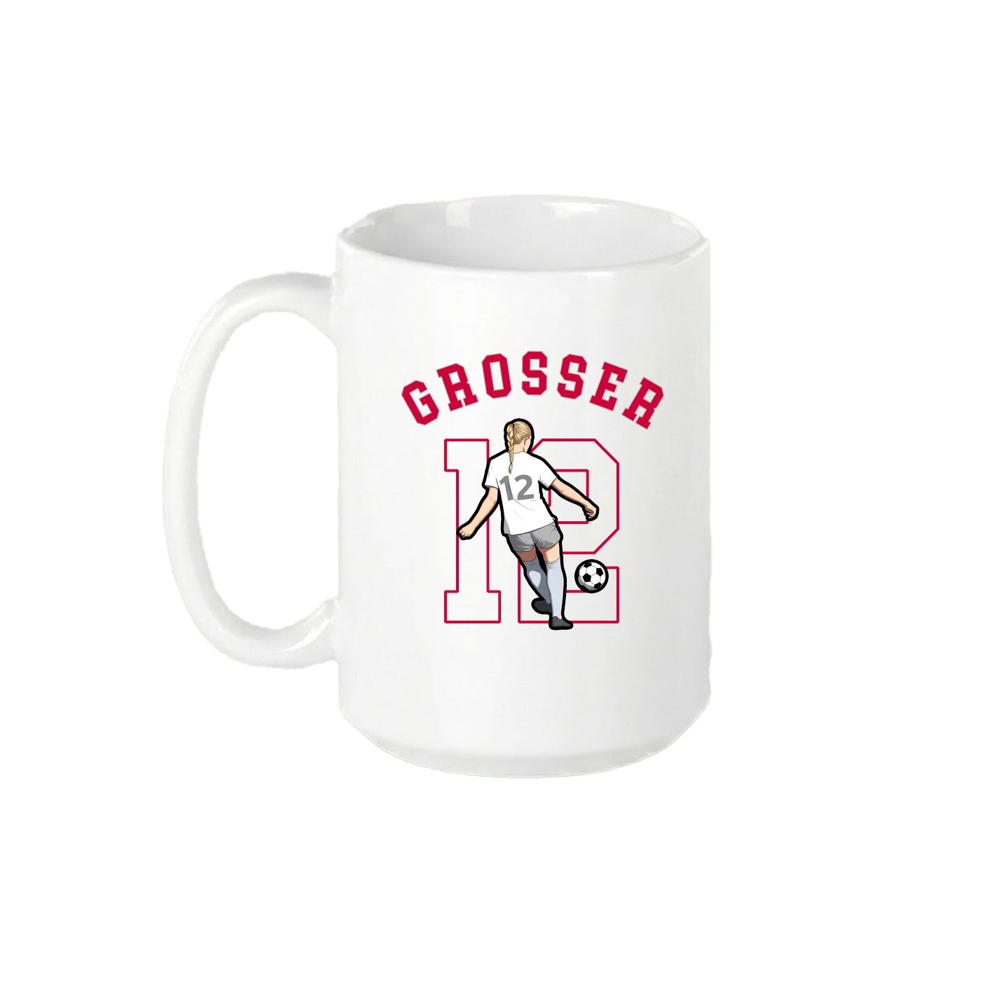 15oz Coffee Mug — Shirsey Arch in White