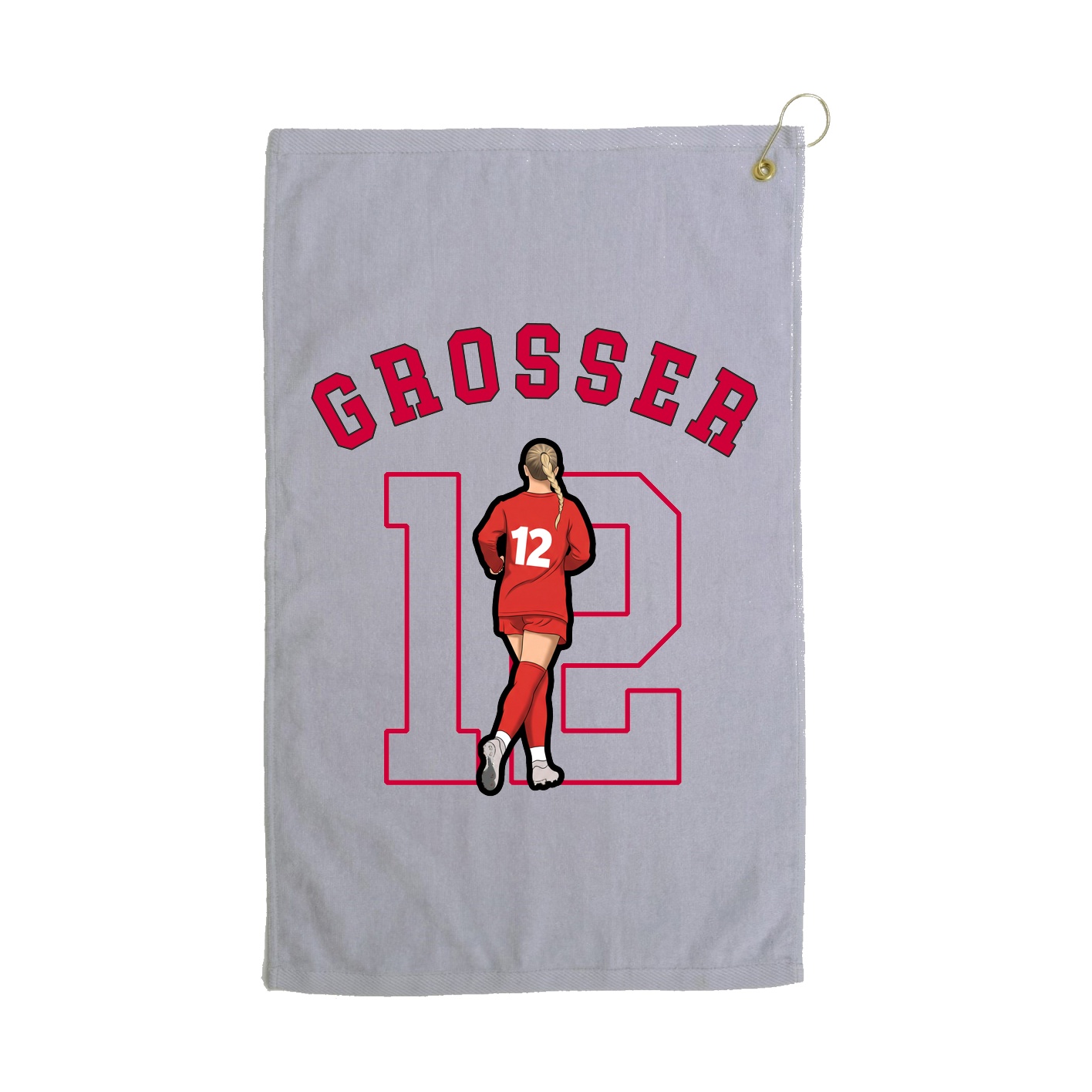 Golf Towel — Shirsey Arch in Grey