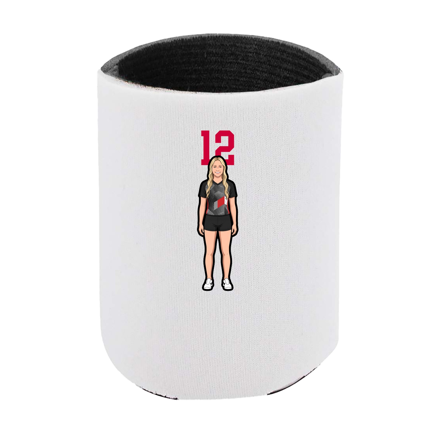 Can Holder — Number Top in White