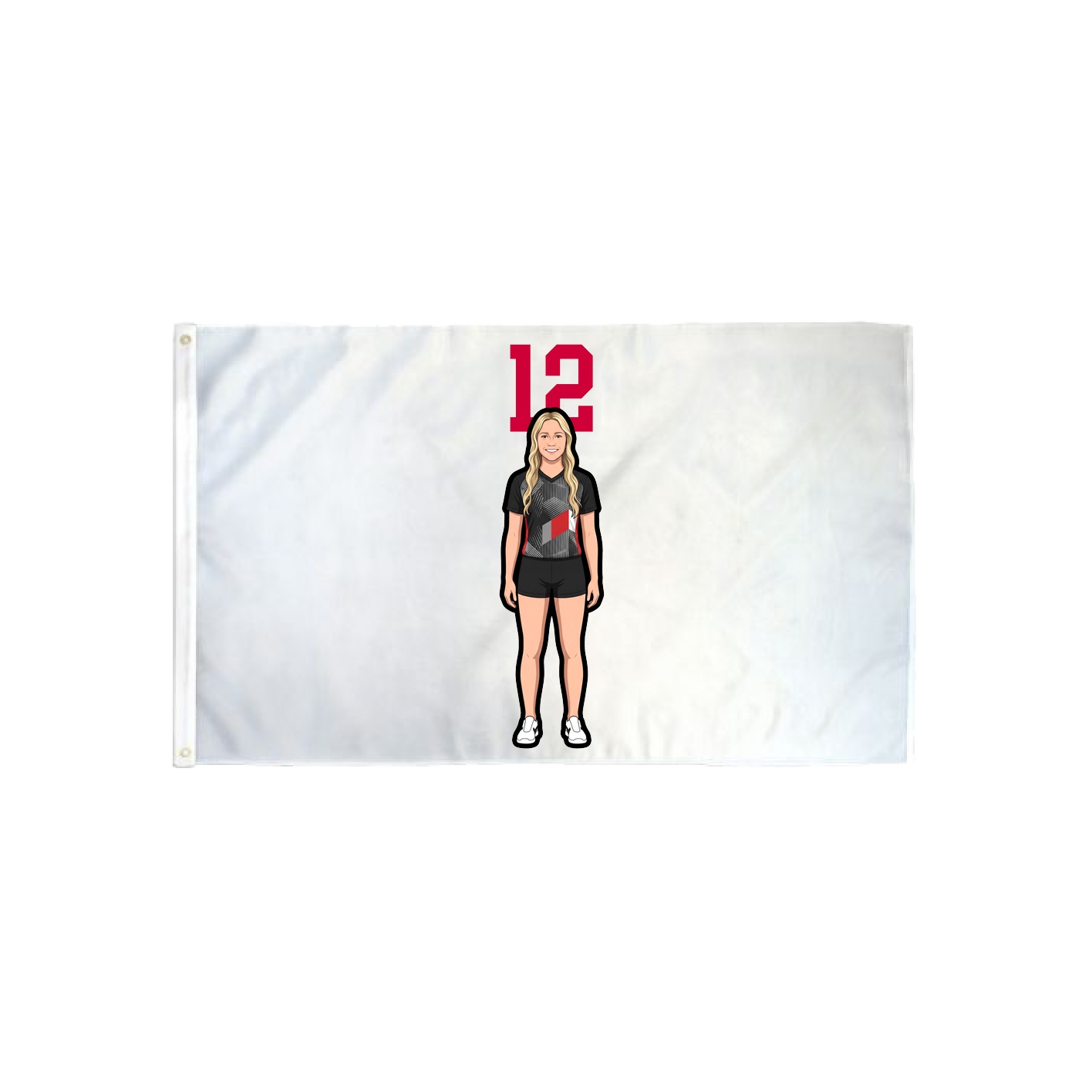 3x5 Flag — Number Top in Classic