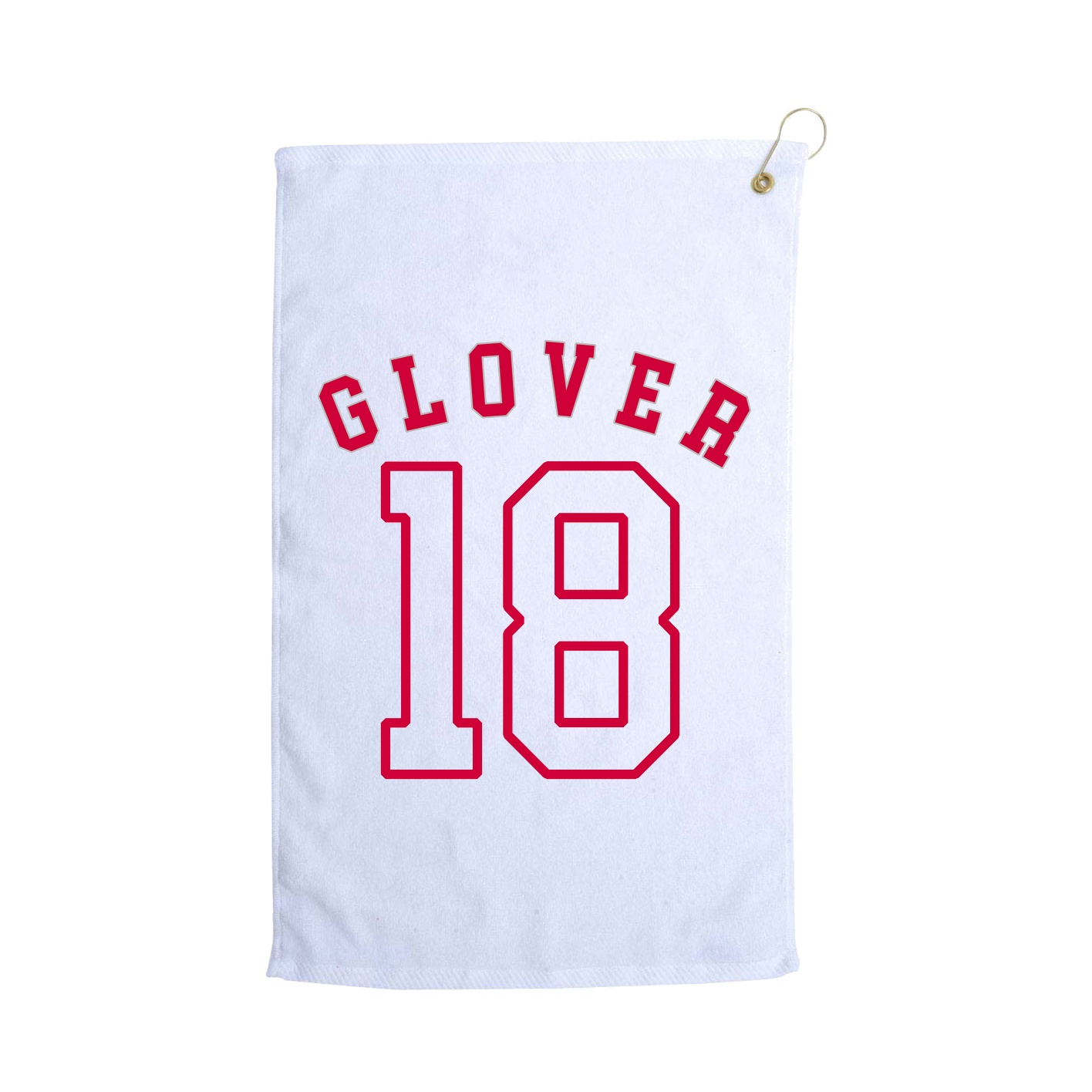 Golf Towel — Shirsey Arch in White
