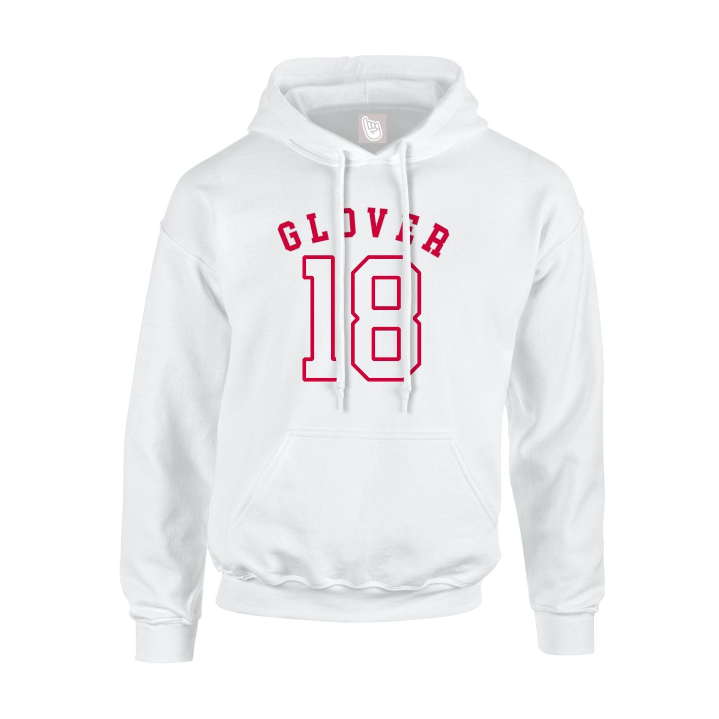 Hoodie — Shirsey Arch in White