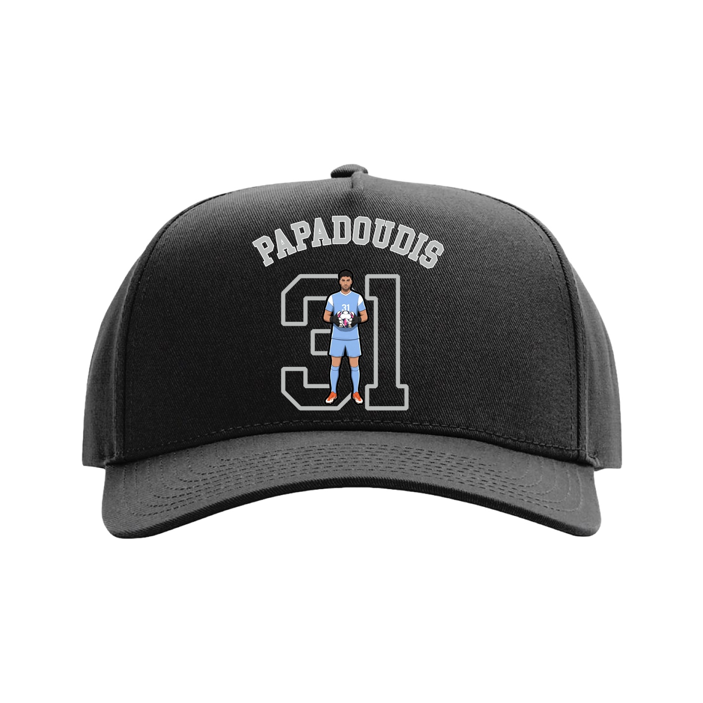 Full Fabric Five-Panel Champ Cap