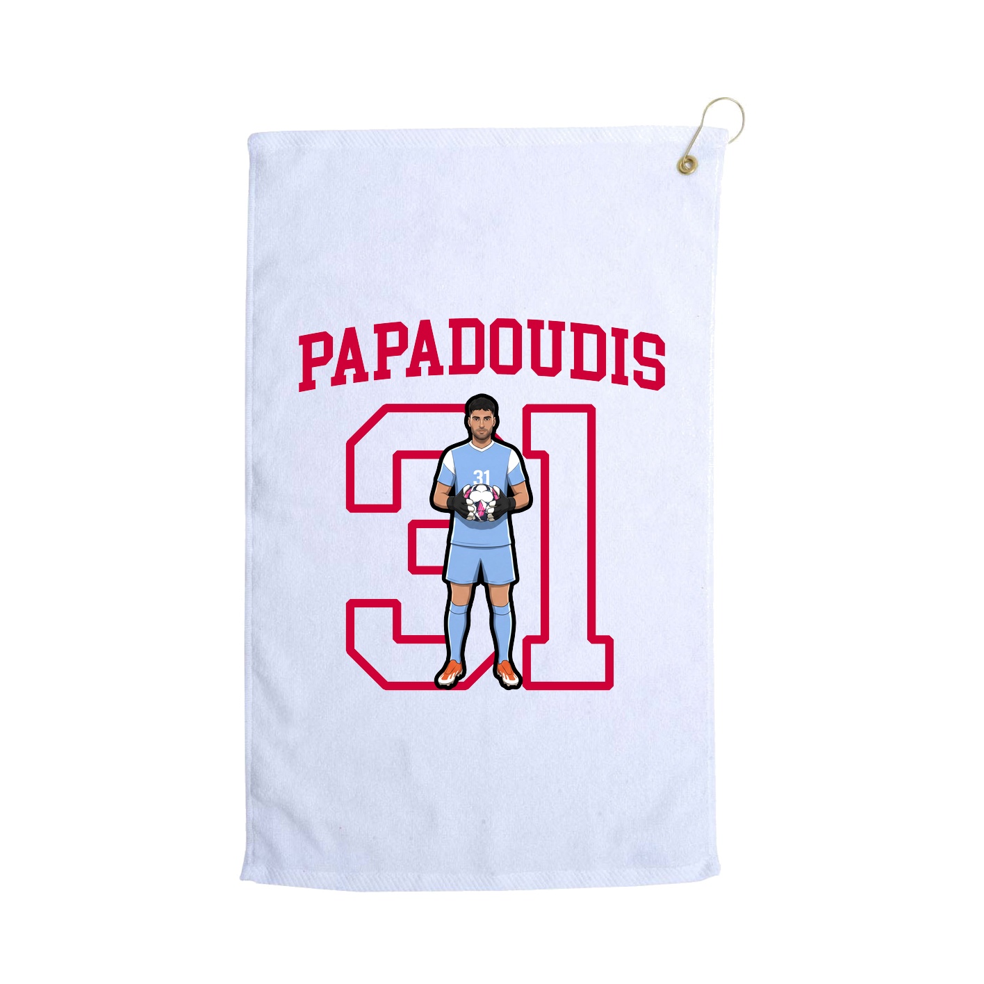 Golf Towel — Shirsey in White