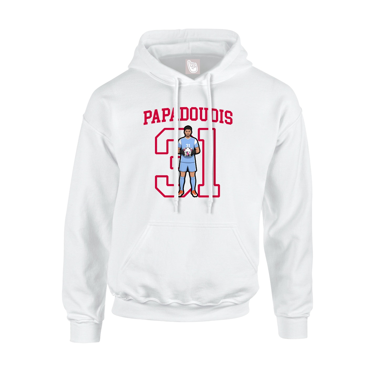 Youth Hoodie — Shirsey in White