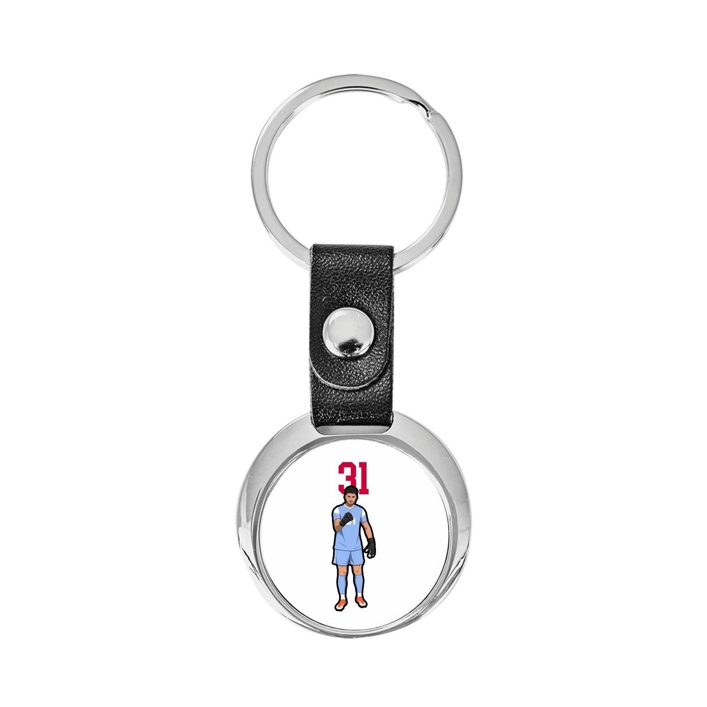 Key Chain — Number Top in Classic