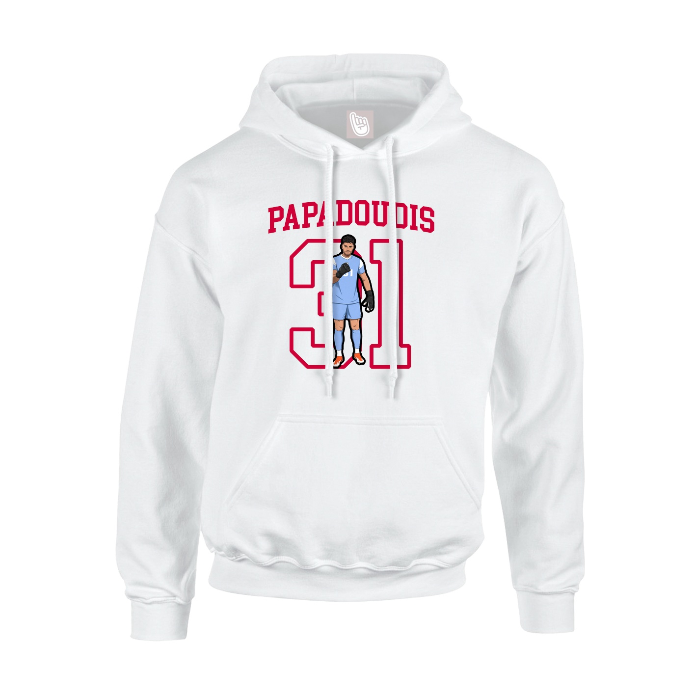Youth Hoodie — Shirsey in White