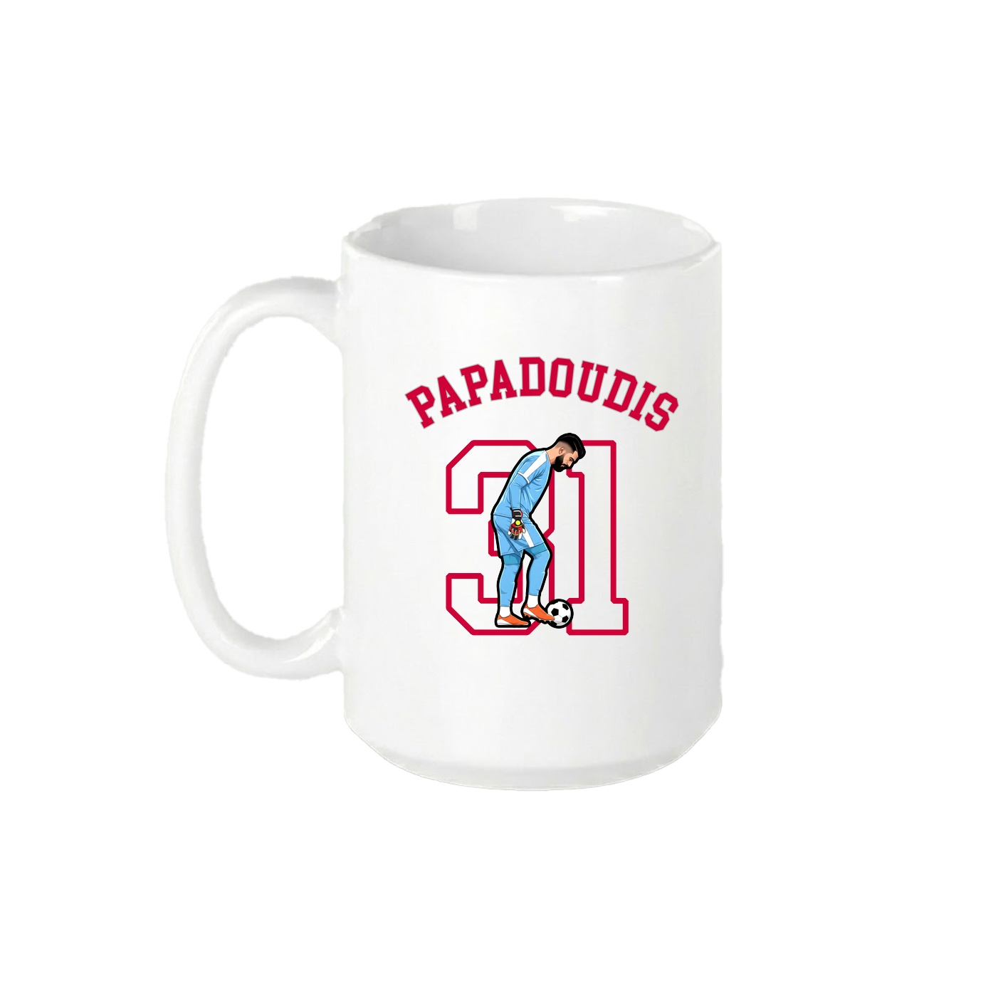 15oz Coffee Mug — Shirsey Arch in White