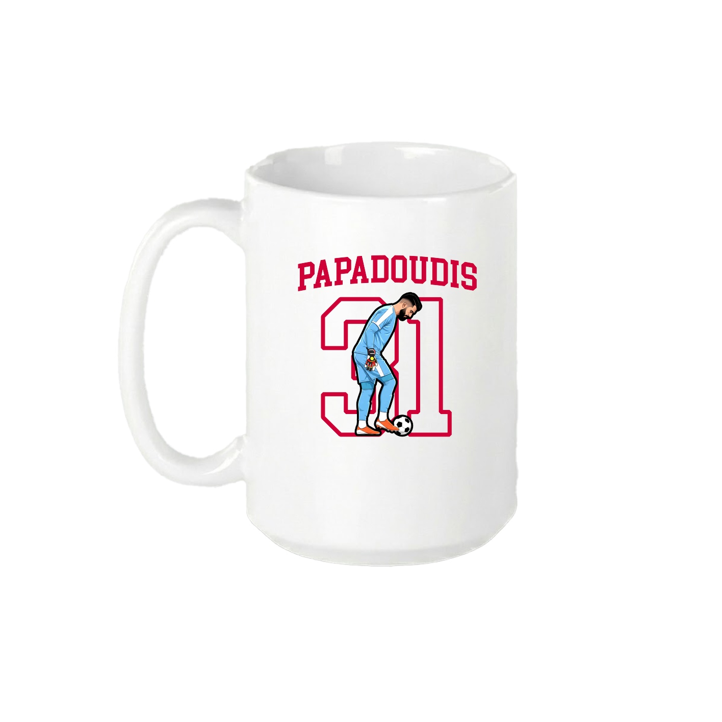 15oz Coffee Mug — Shirsey in White
