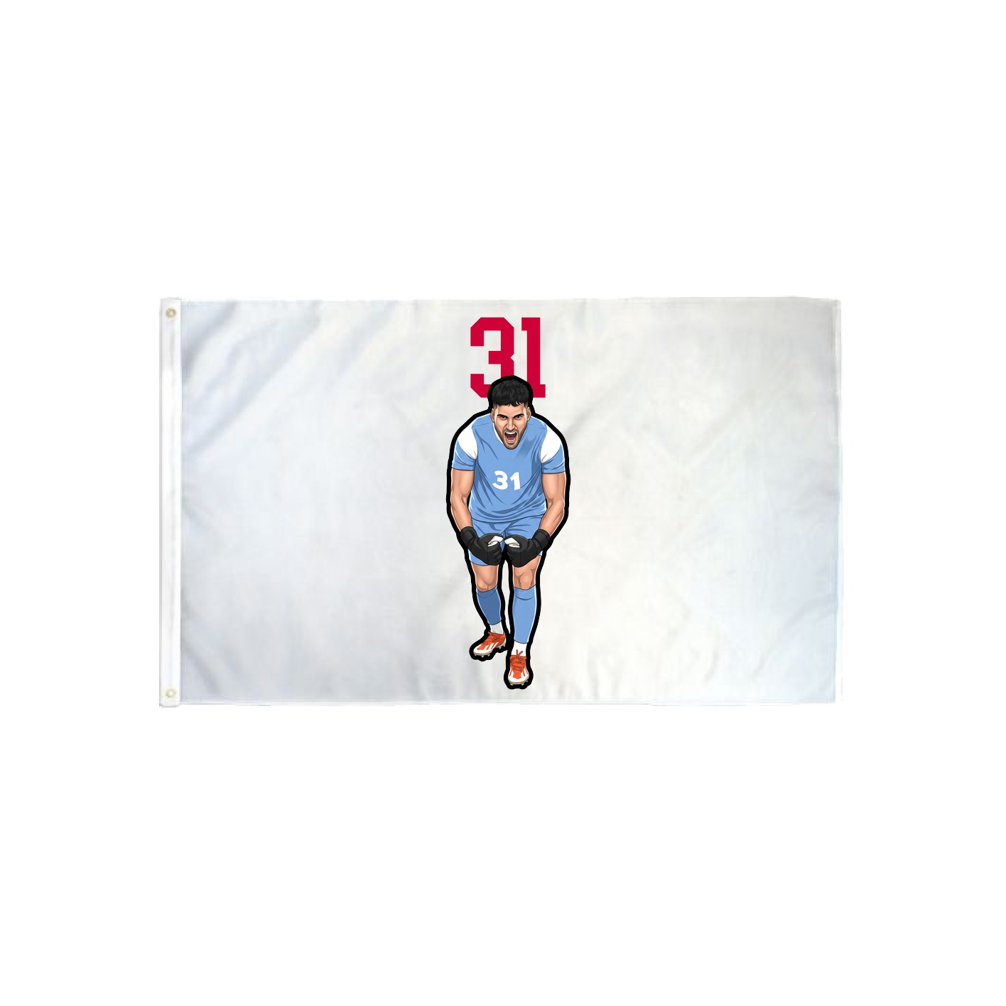3x5 Flag — Number Top in Classic