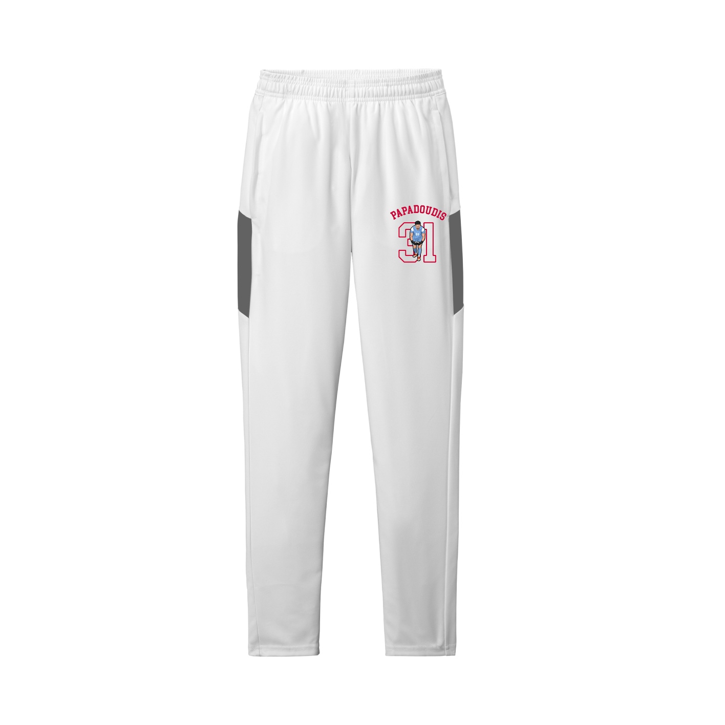 Team Travel Pant — Shirsey Arch in White/Grey