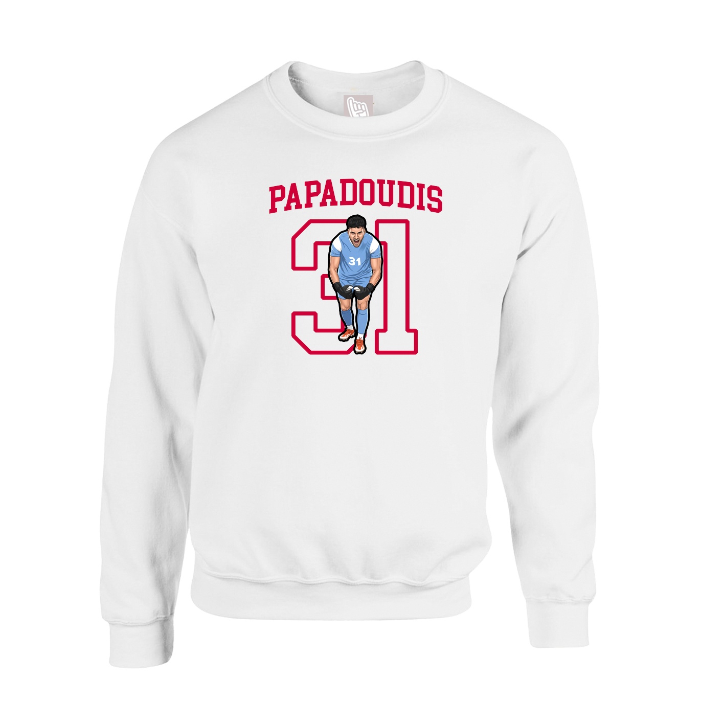 Fleece Crew — Shirsey in White