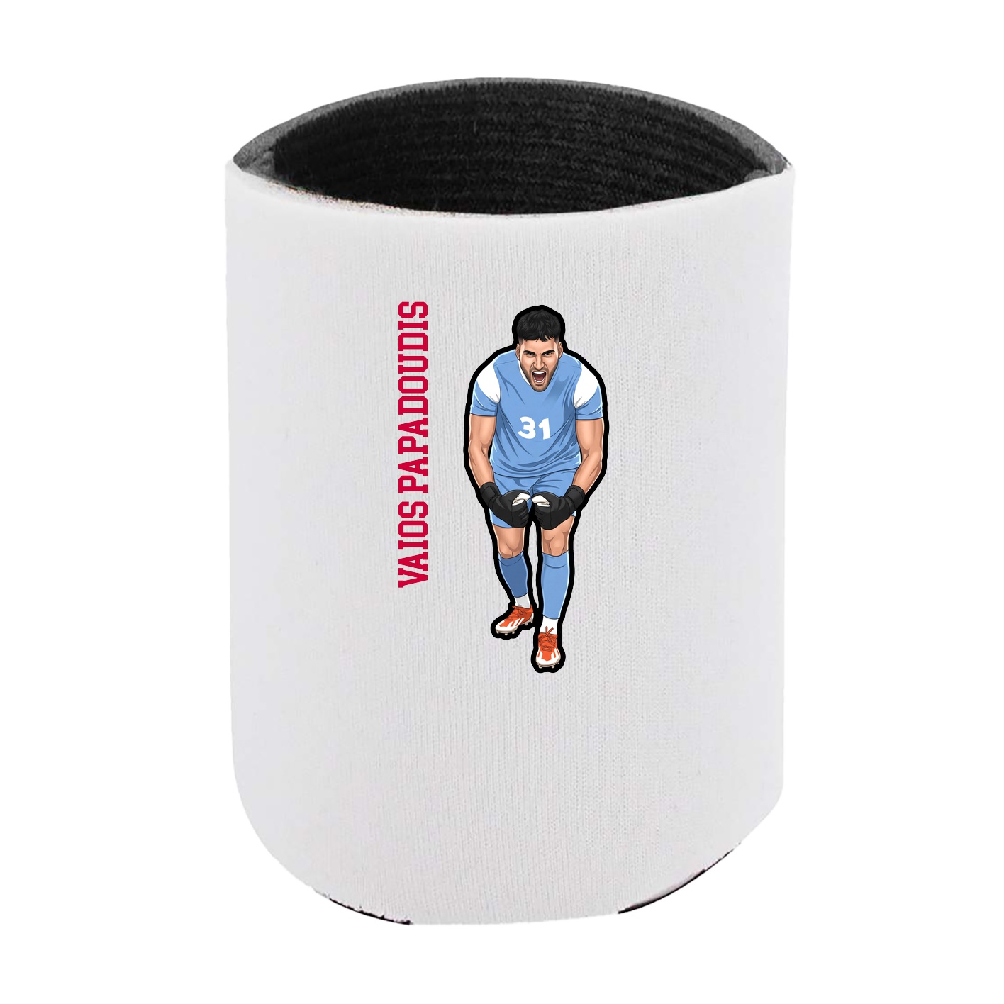 Can Holder — Name Vertical in White
