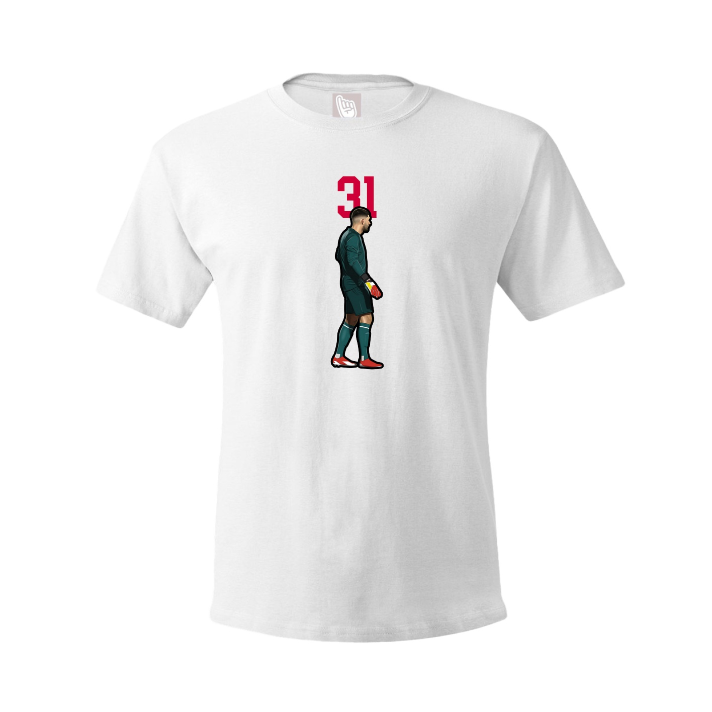 Tee — Number Top in White