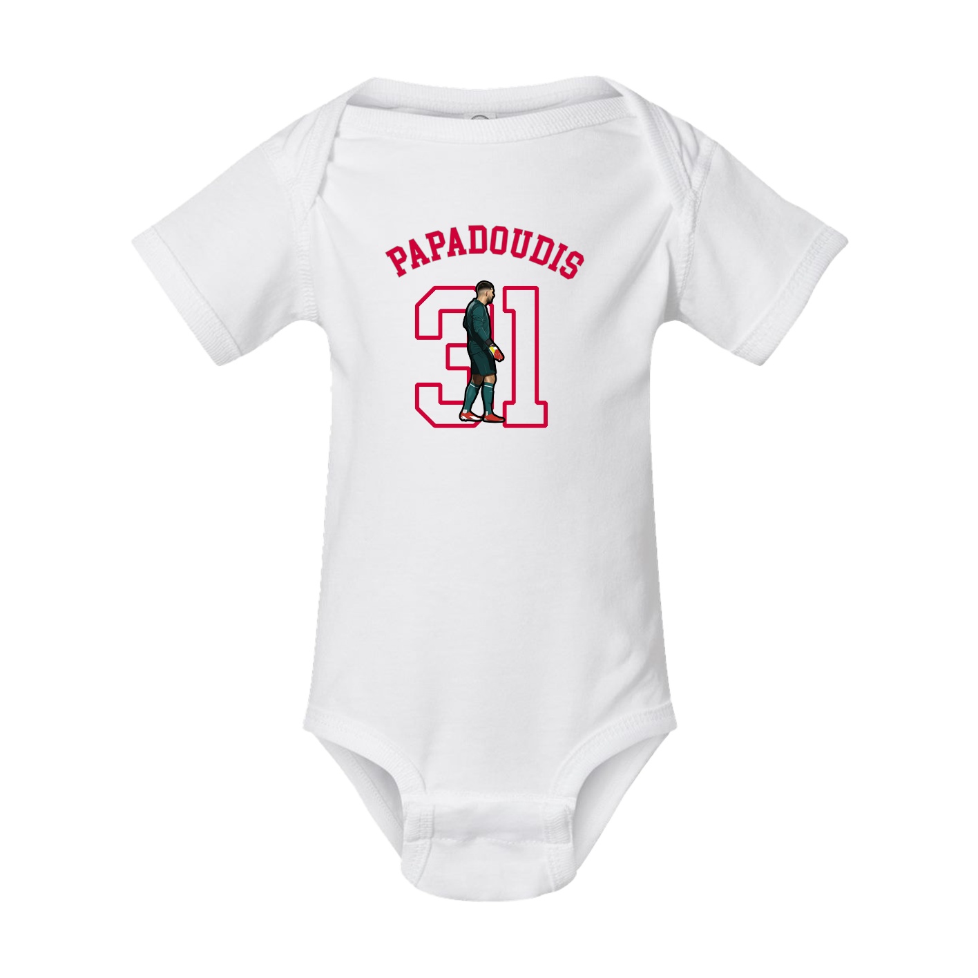 Baby Onesie — Shirsey Arch in White
