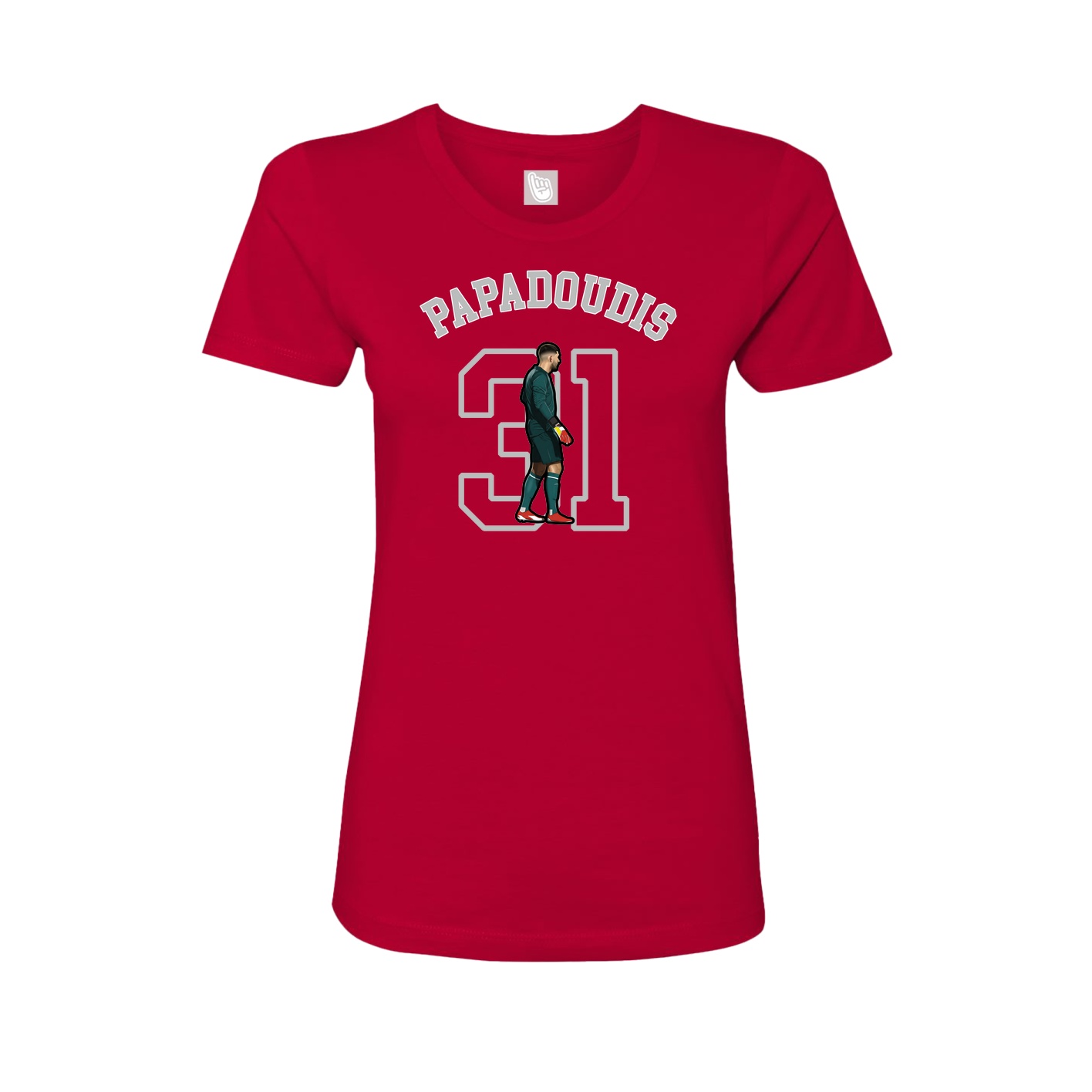 Womens Tee — Shirsey Arch in Red