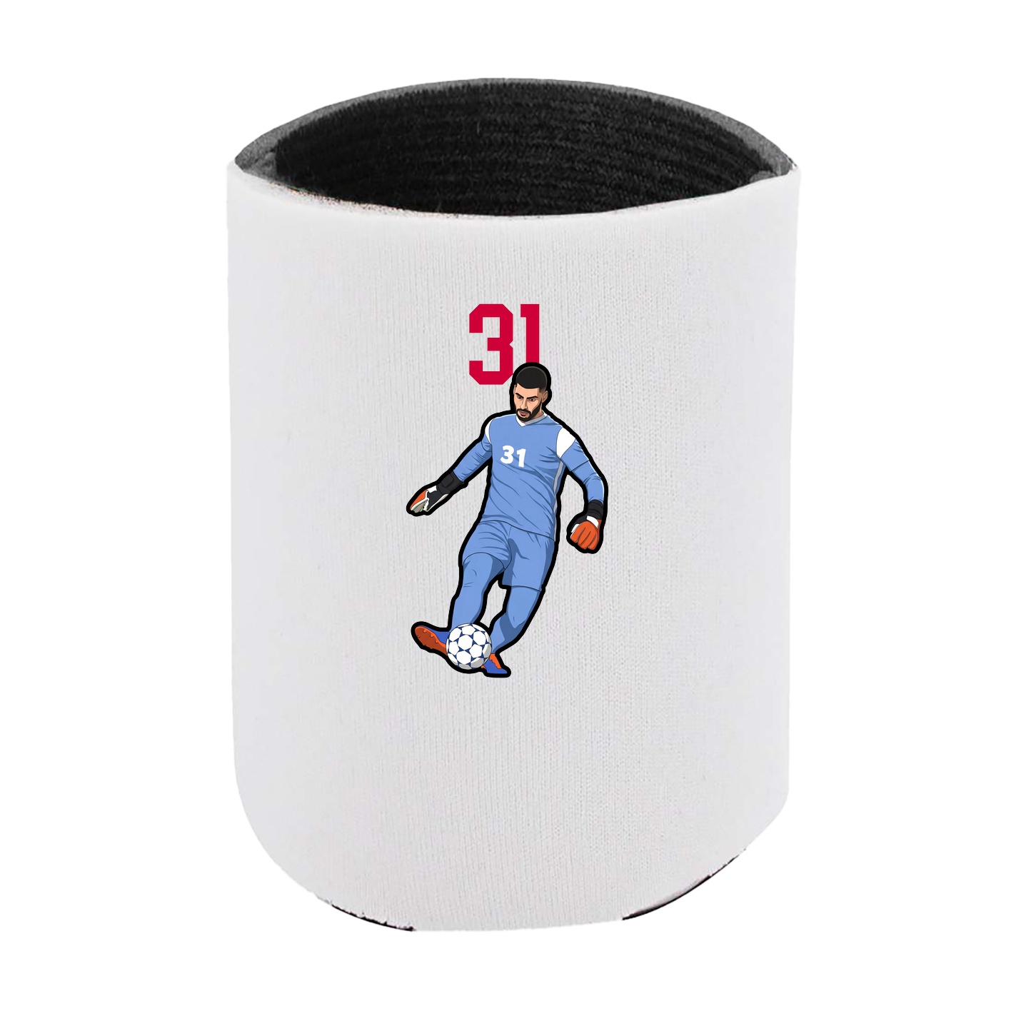 Can Holder — Number Top in White