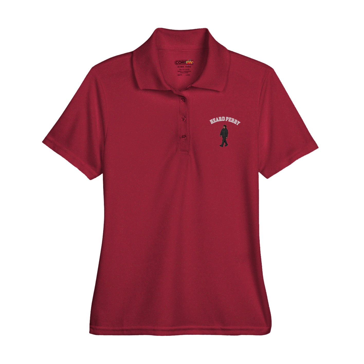Womens Performance Polo — Shirsey Arch in Red