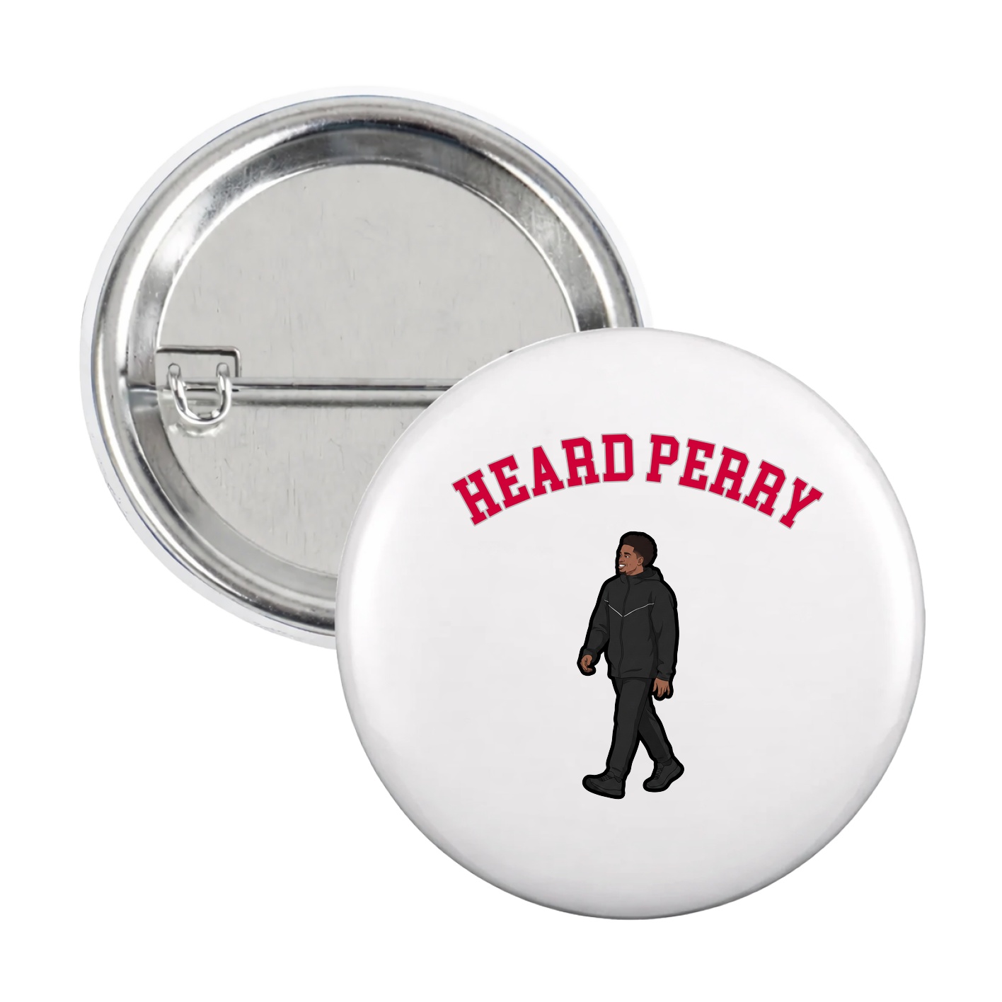 Game Day Button — Shirsey Arch in White