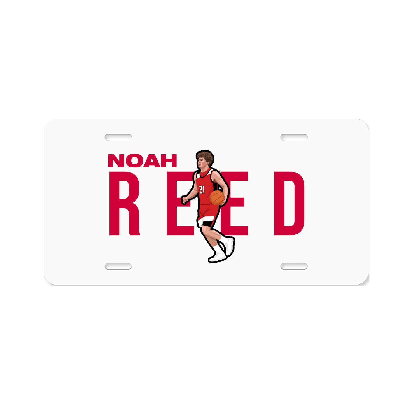 License Plate — Player Name in Classic