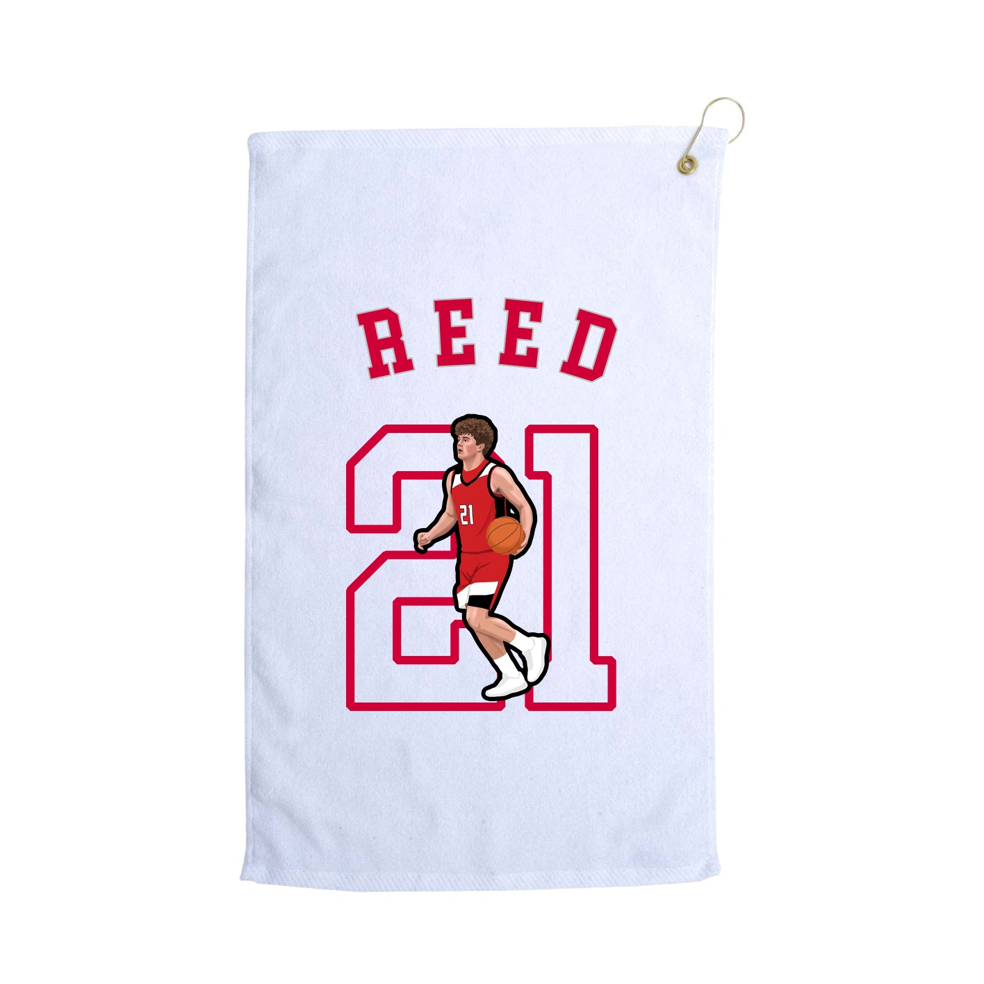 Golf Towel — Shirsey Arch in White