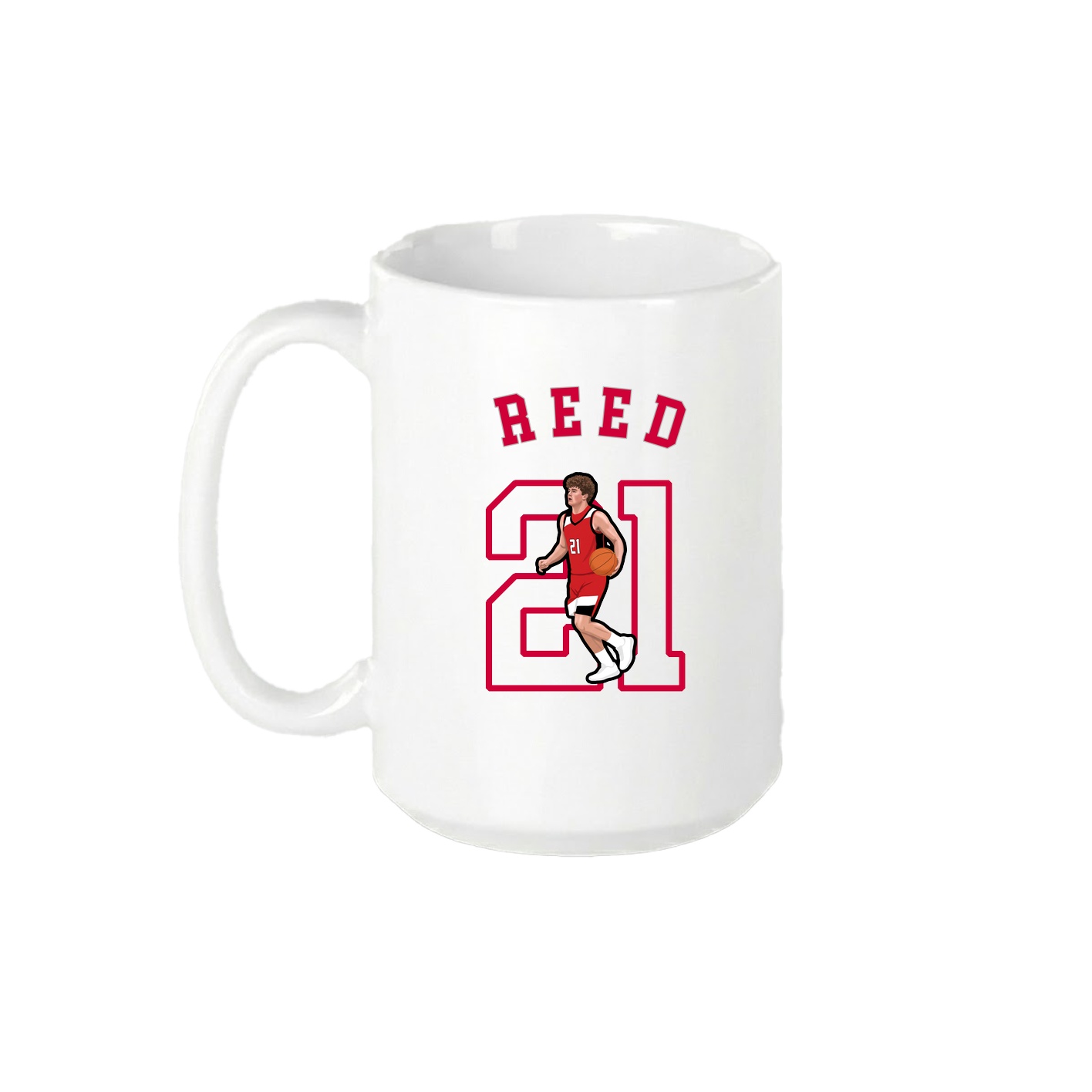 15oz Coffee Mug — Shirsey Arch in White