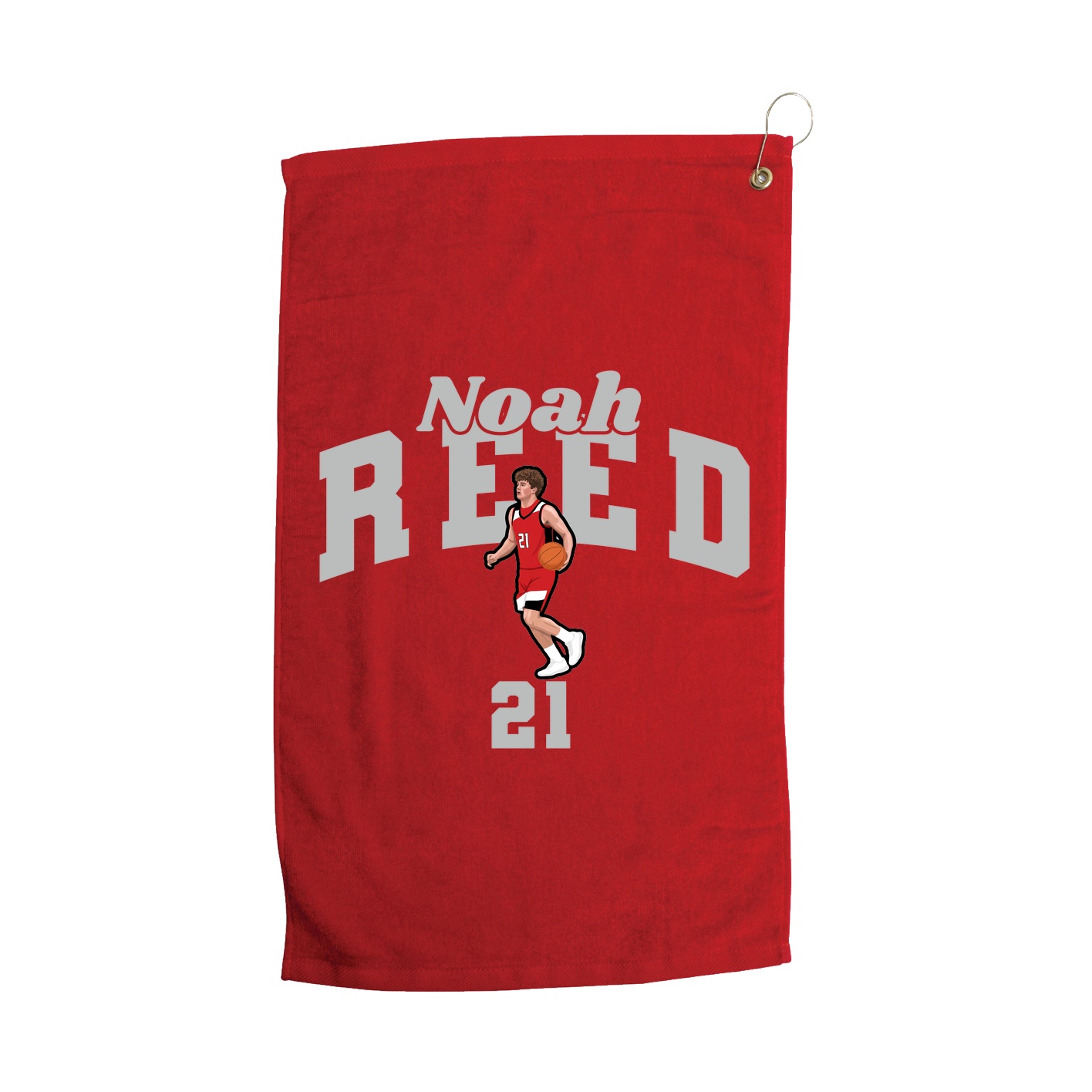 Golf Towel — Signature Arch in Red