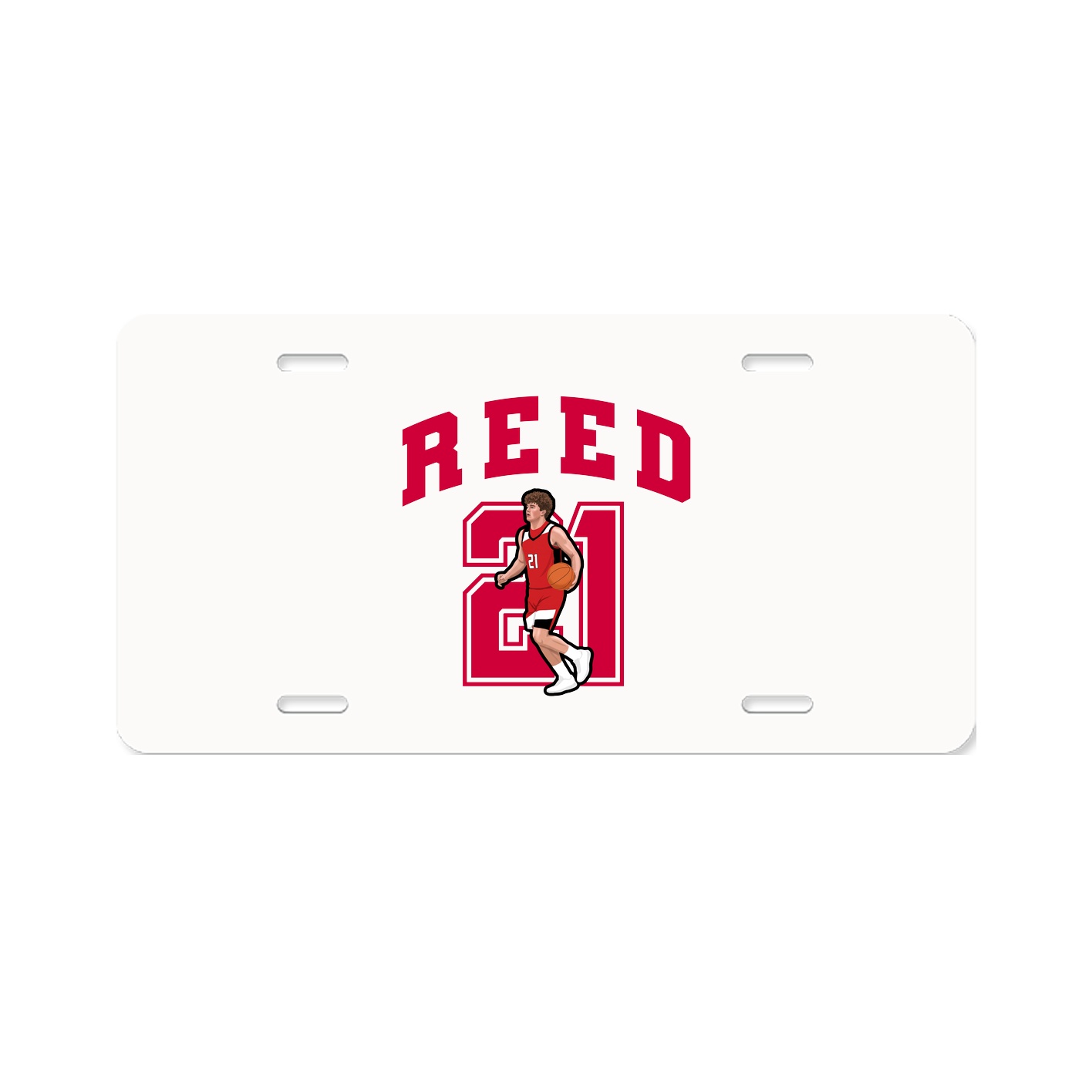 License Plate — Number in Classic