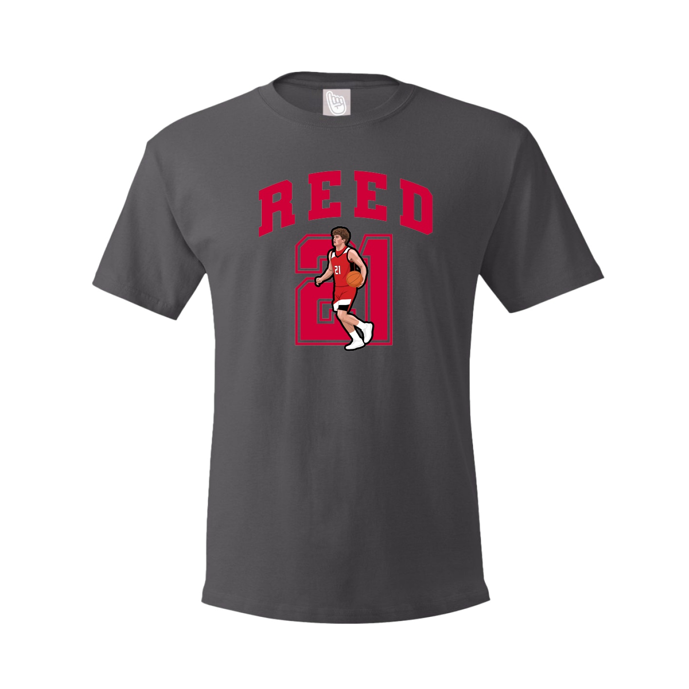 Tee — Number in Grey