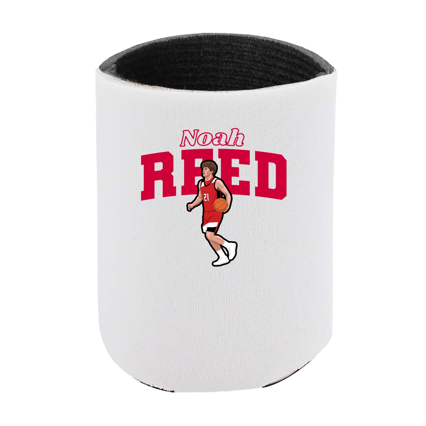 Can Holder — Name Arch in White