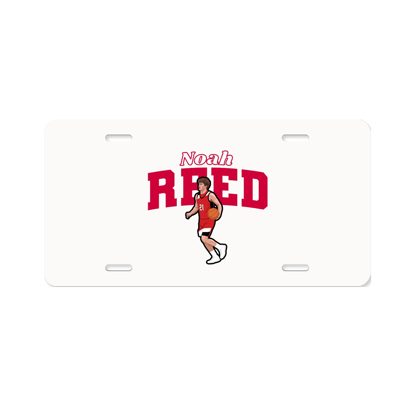 License Plate — Name Arch in Classic