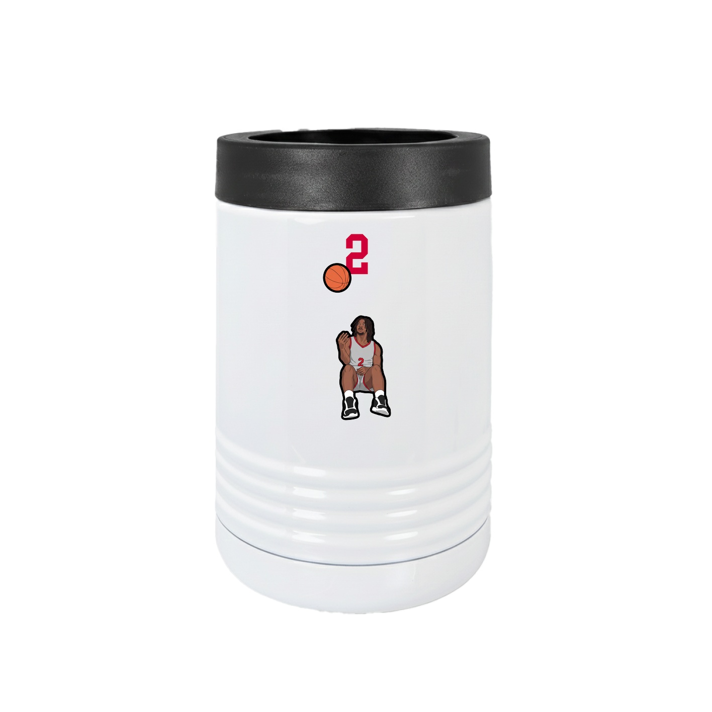 Beverage Holder — Number Top in White