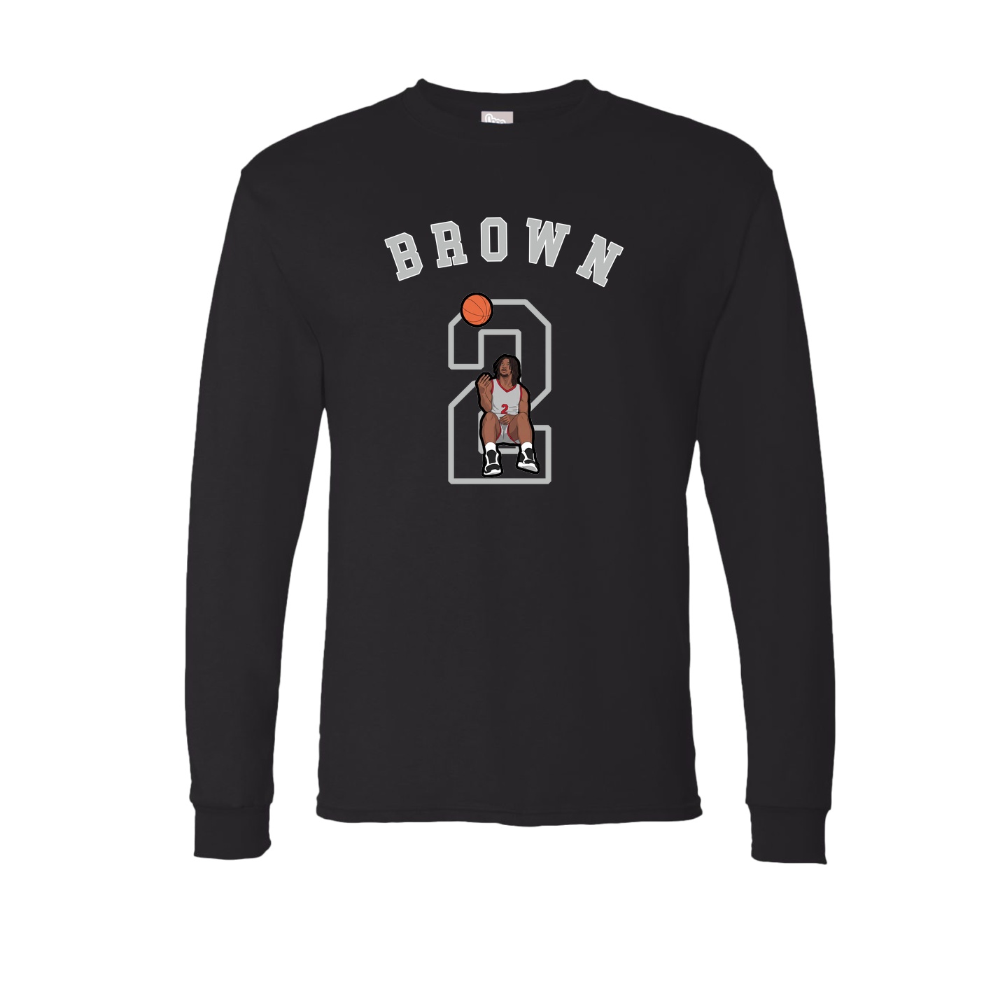 Long Sleeve Tee — Shirsey Arch in Black