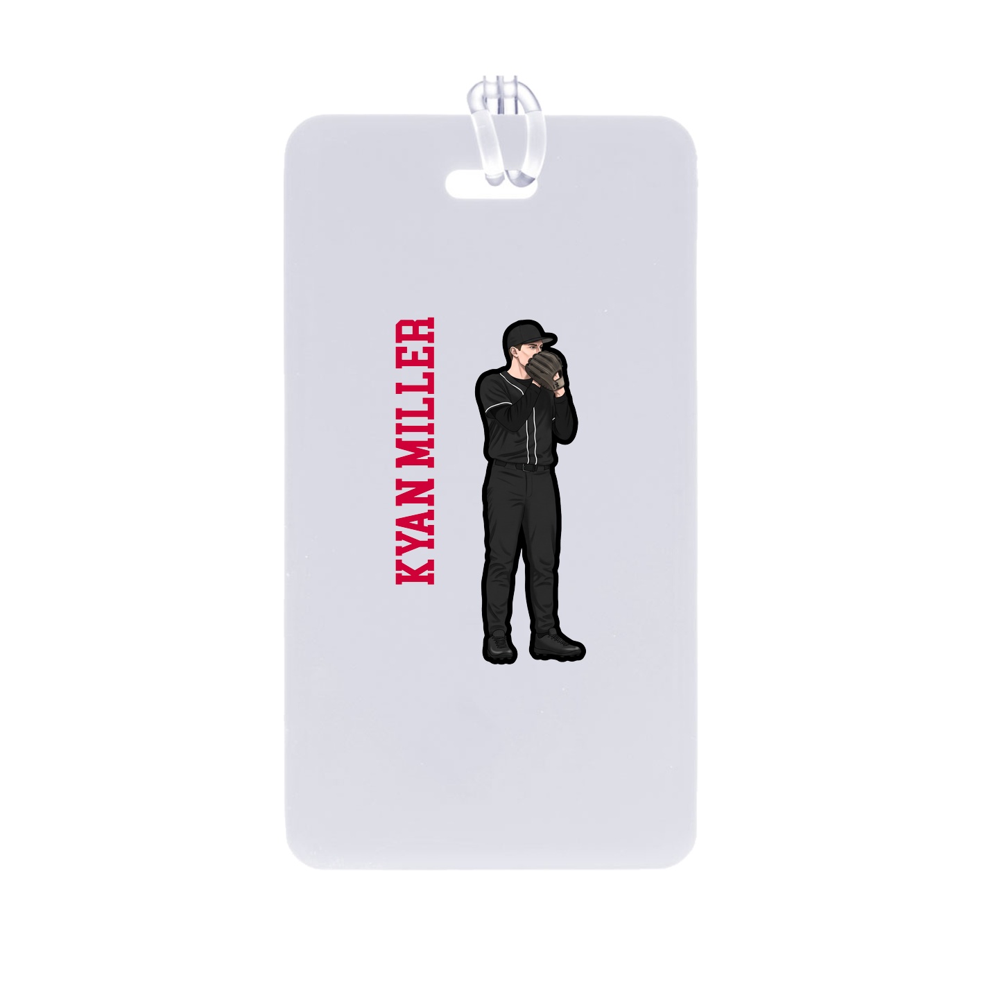 Bag Tag — Name Vertical in Classic