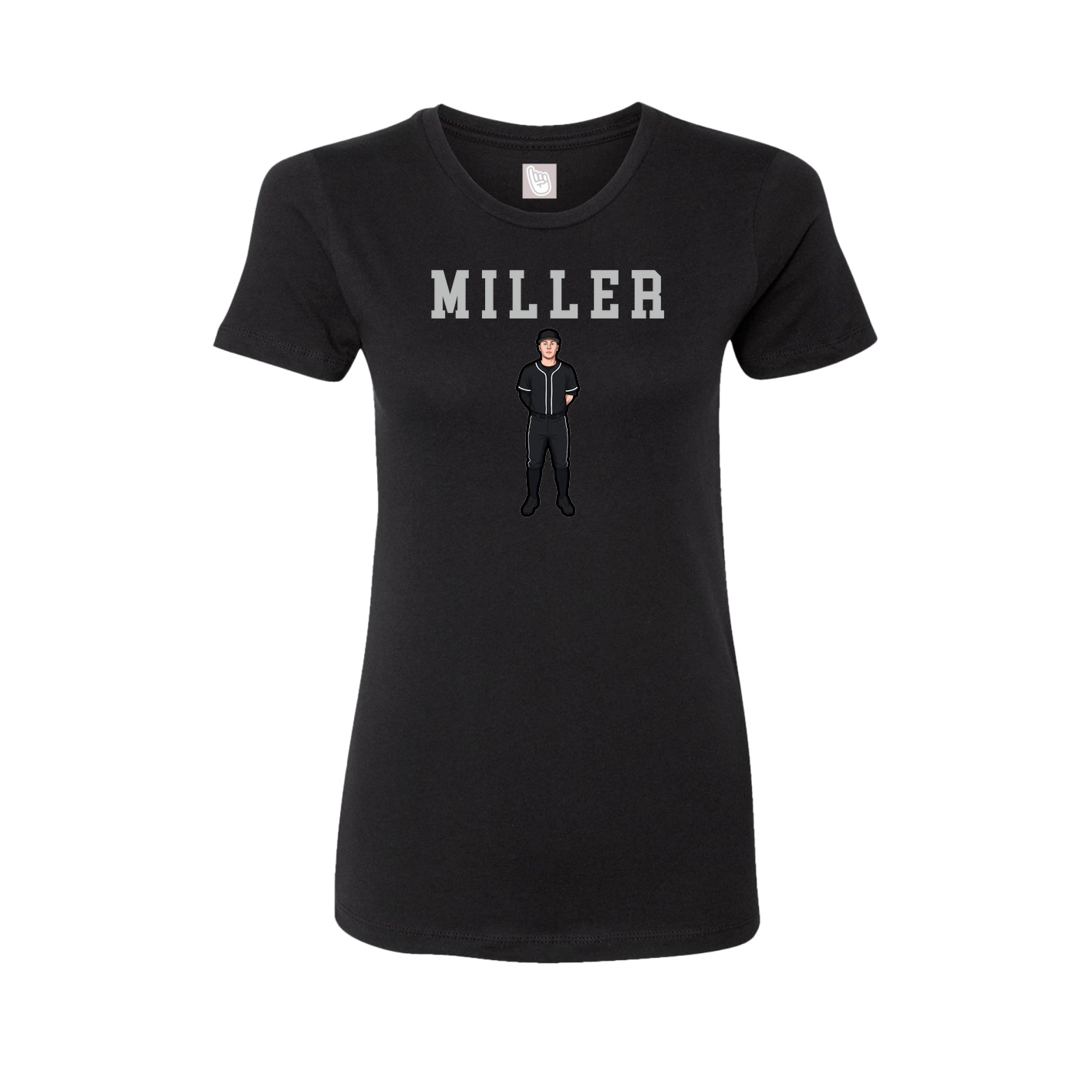 Fitted Women's Tee — Shirsey in Black