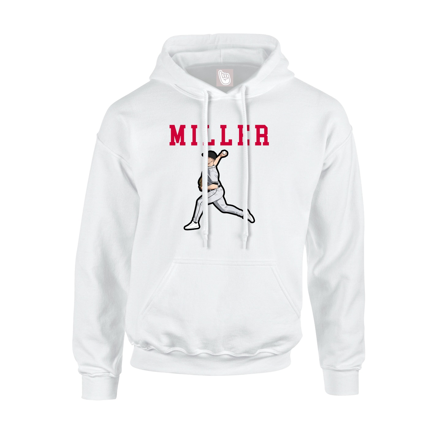 Hoodie — Shirsey in White
